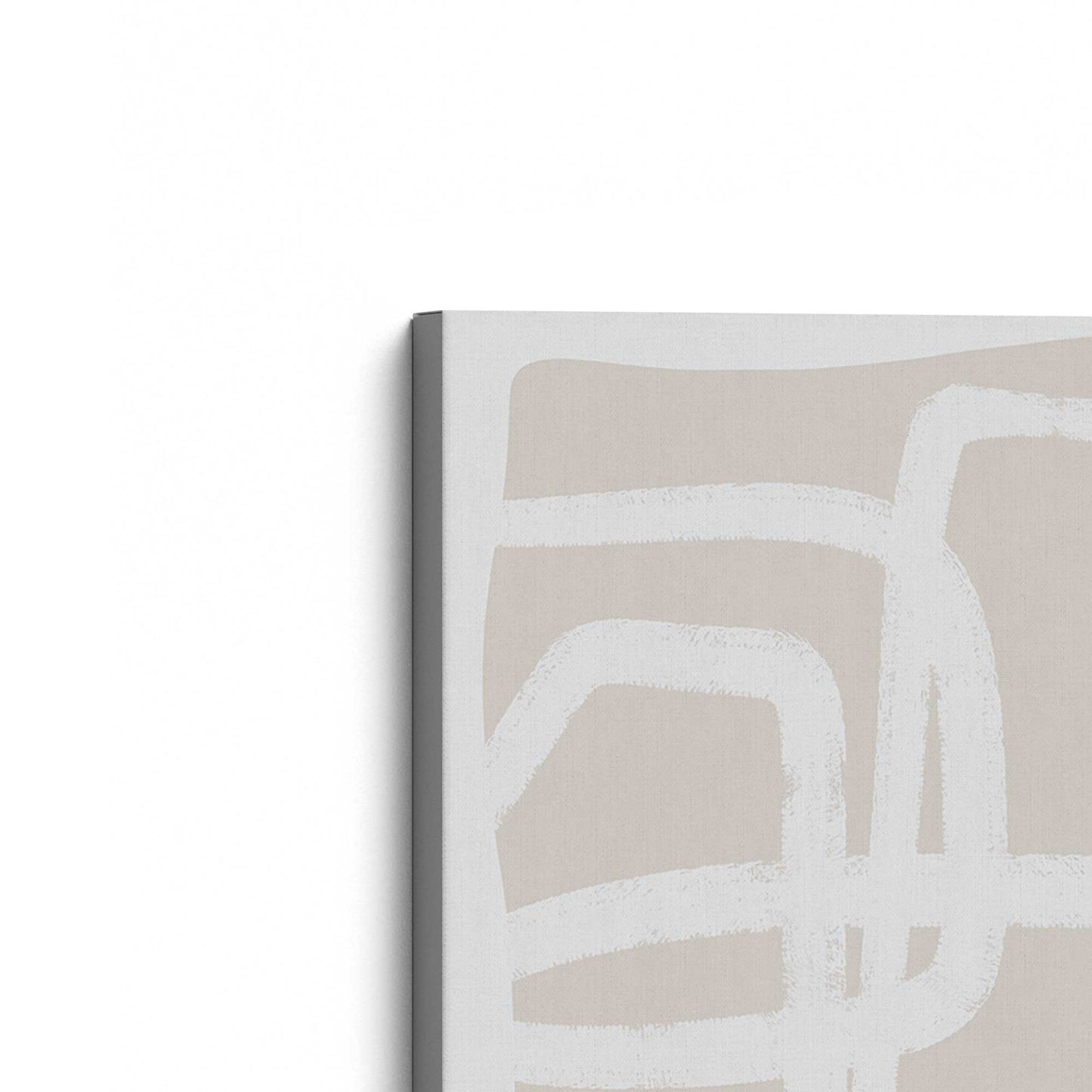 [Color:Stretched Canvas], Picture of the corner of the art
