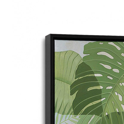 [Color:Satin Black], Picture of art in a Satin Black frame at an angle