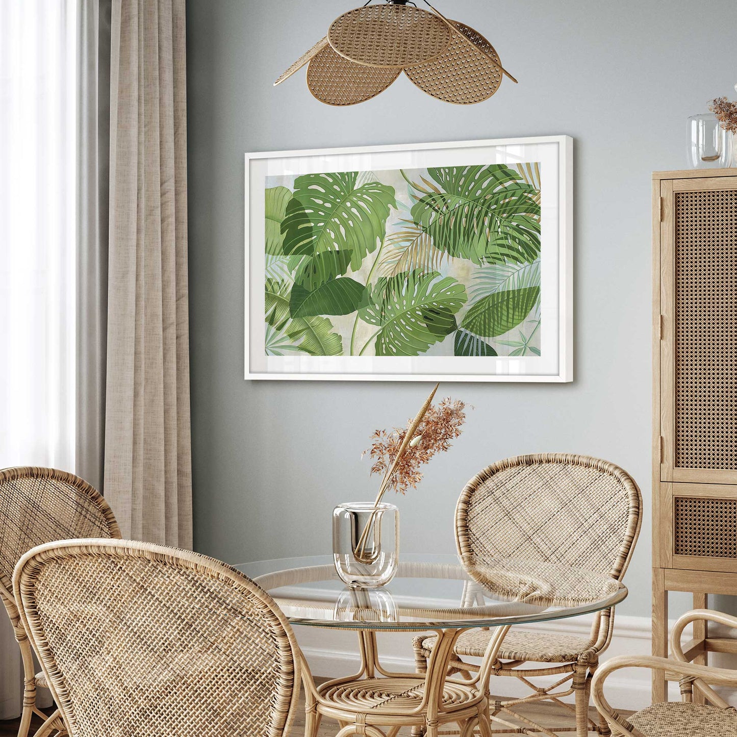 Tropical Jade Oasis Print