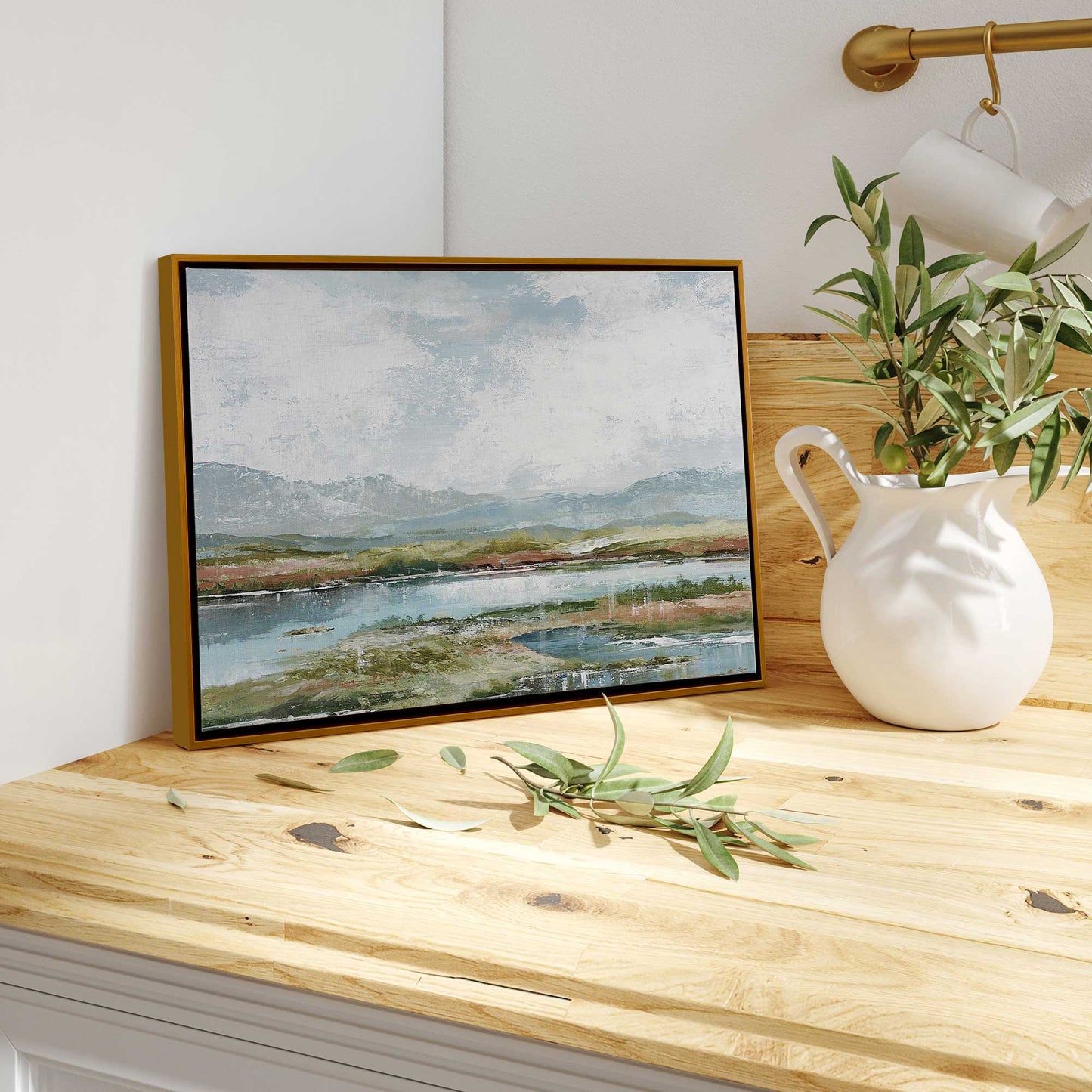 Lakeside Afternoon Delight Print on Canvas