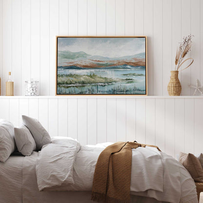 Lakeside Afternoon Enchantment Print on Canvas