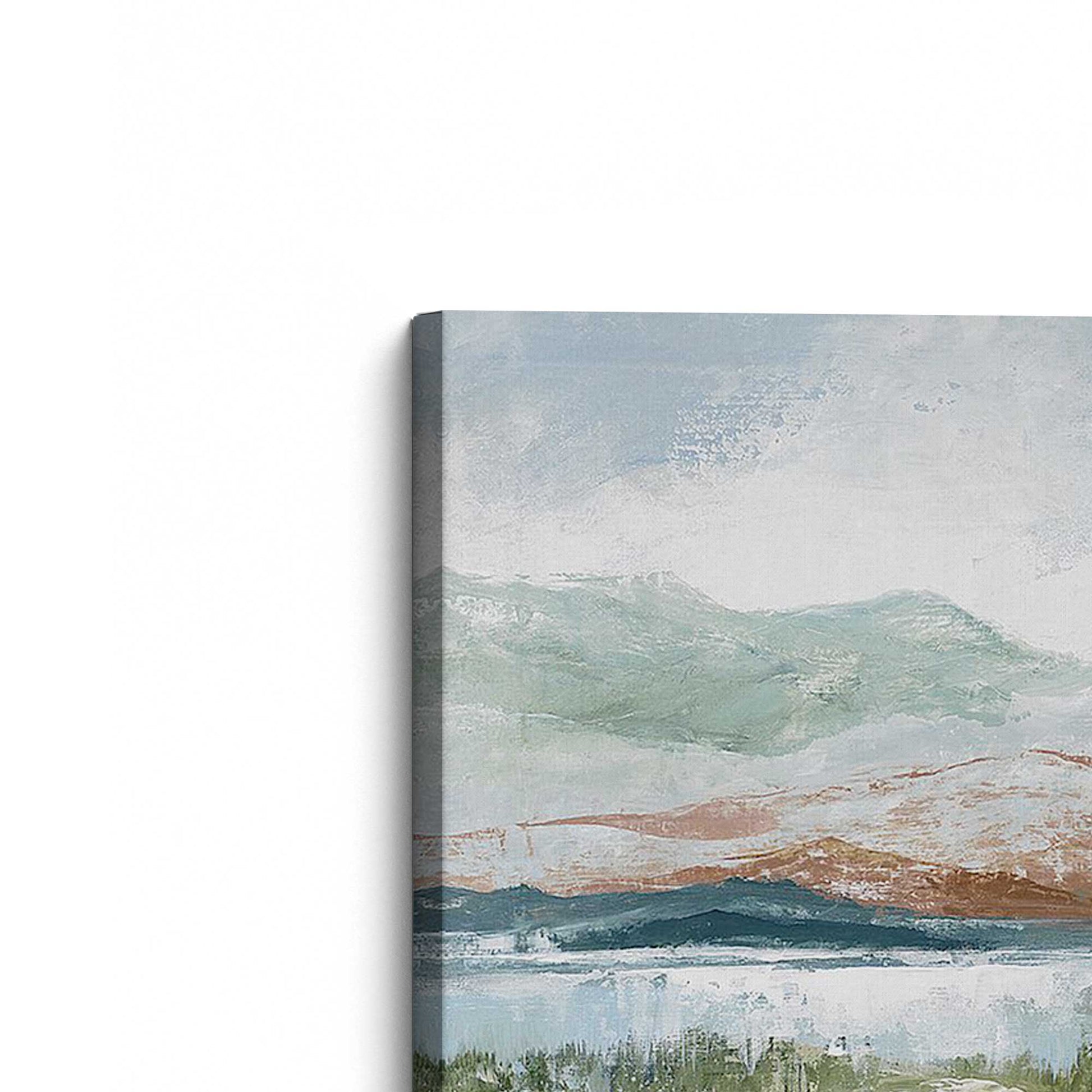 [Color:Stretched Canvas], Picture of art at an angle