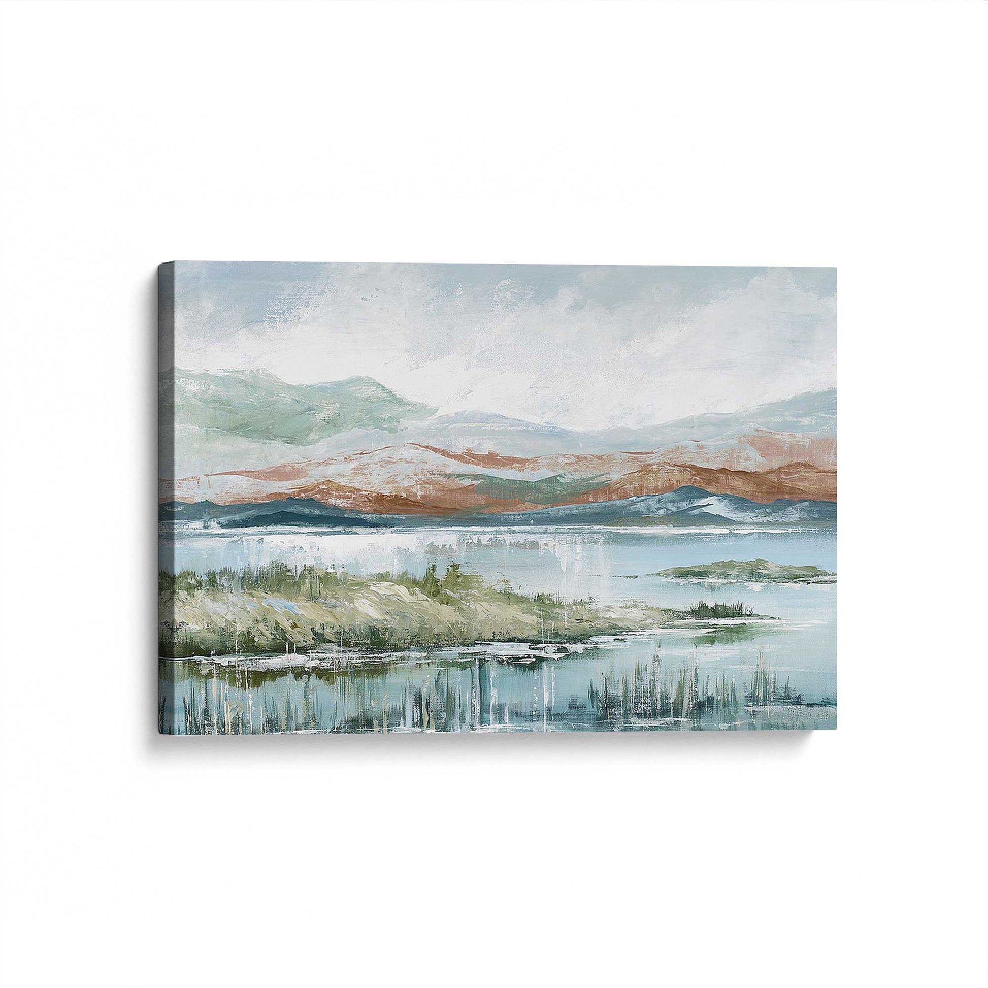 [Color:Stretched Canvas], Picture of the corner of the art