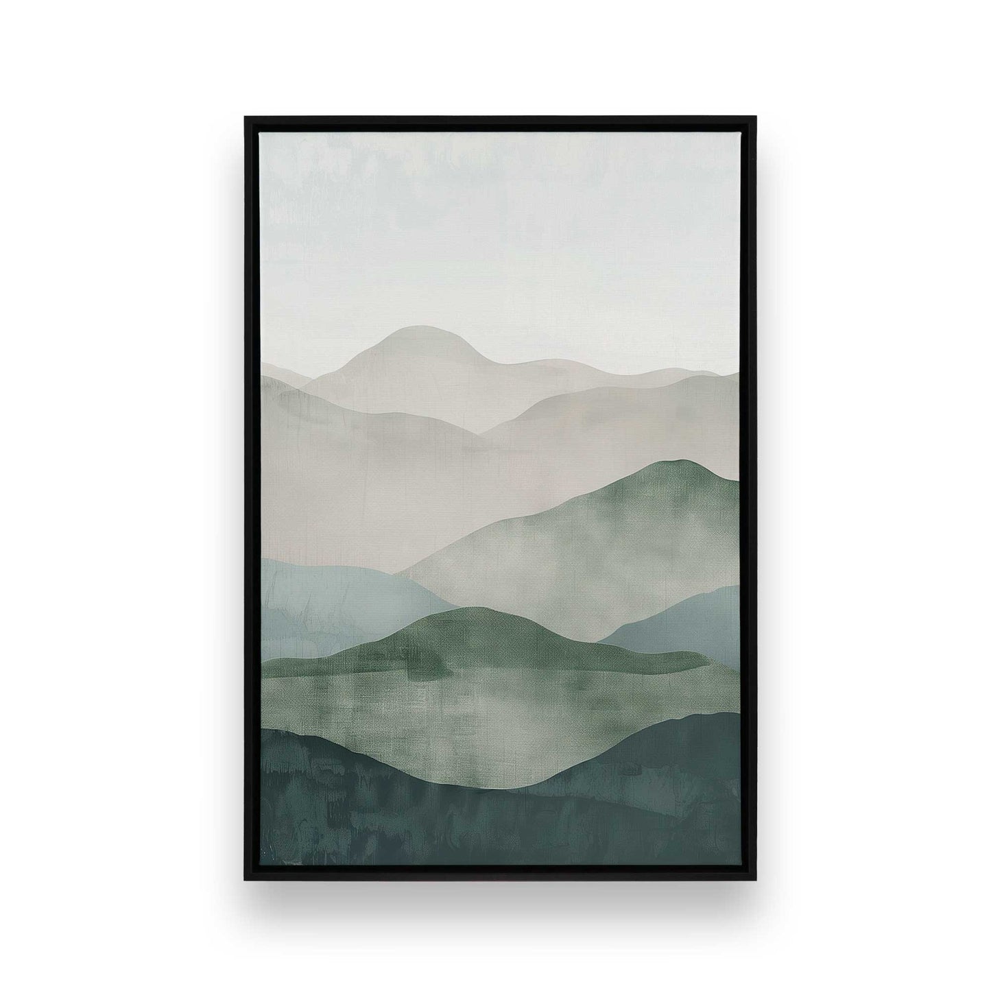 [Color:Satin Black], Picture of art in a Satin Black frame