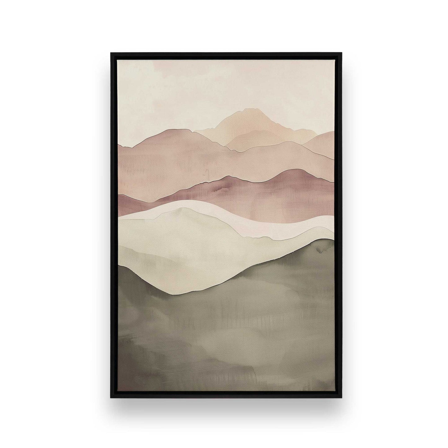 [Color:Satin Black], Picture of art in a Satin Black frame