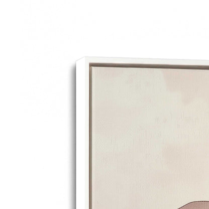 [Color:Opaque White], Picture of art in a White frame at an angle