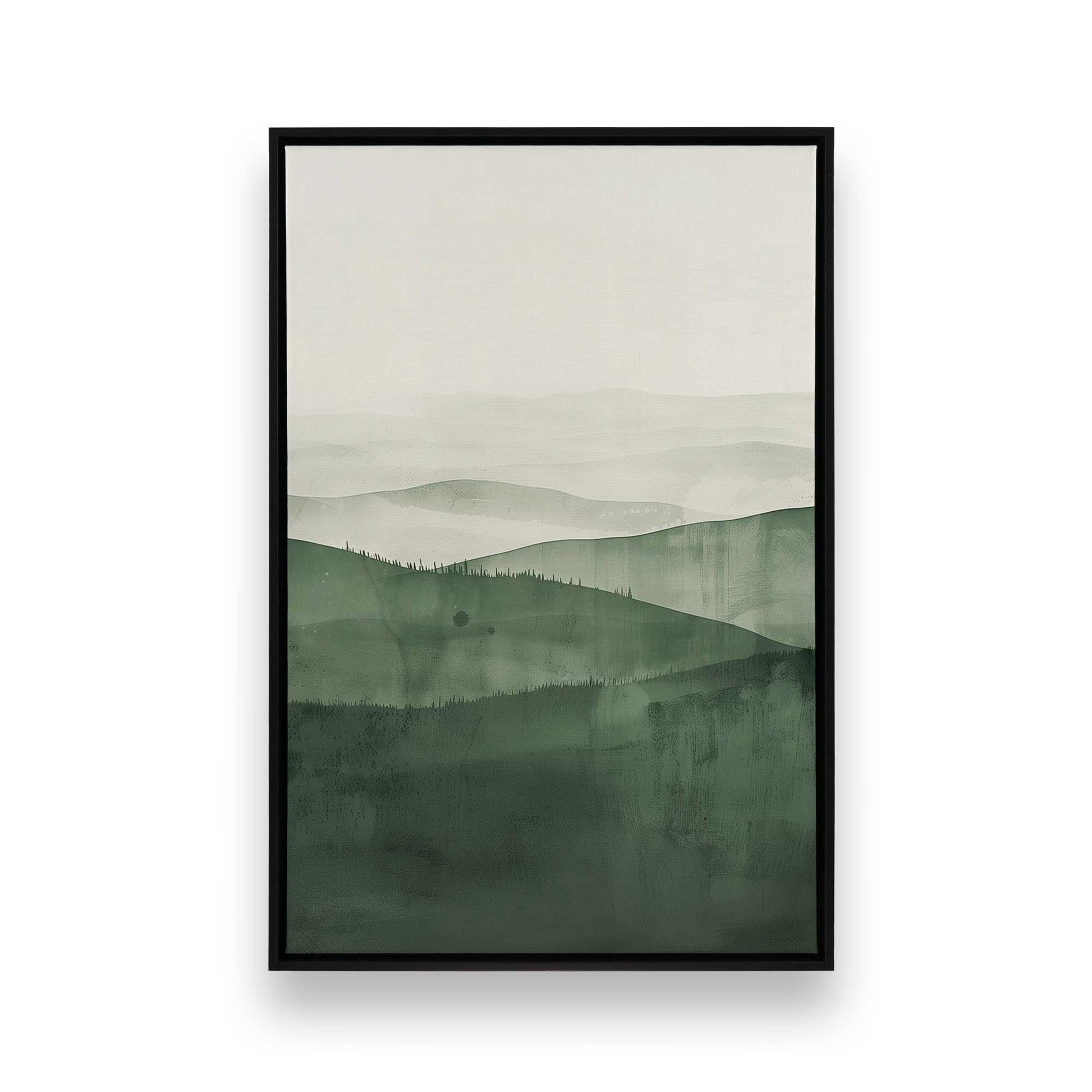 [Color:Satin Black], Picture of art in a Satin Black frame