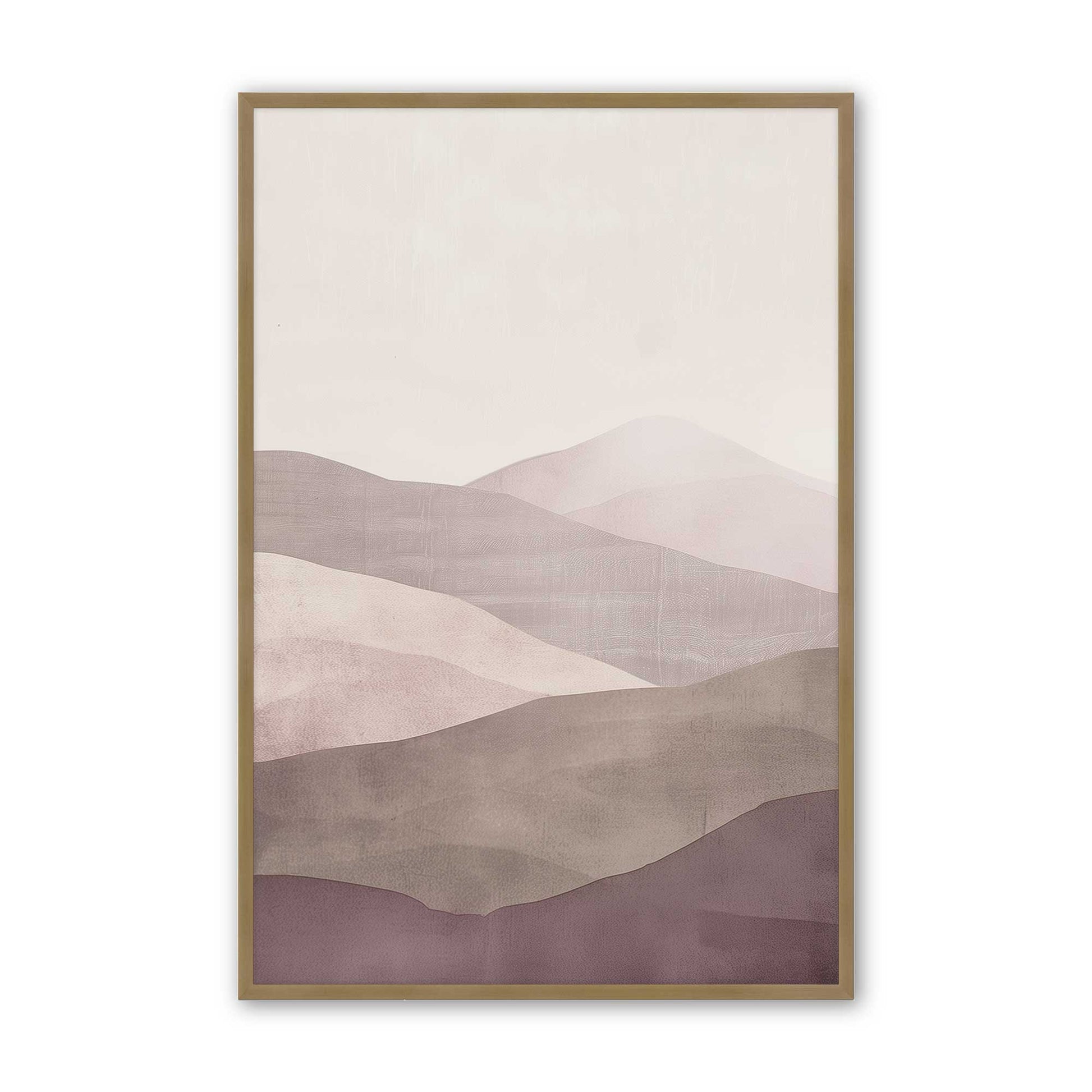 [Color:Brushed Gold], Picture of art in a Brushed Gold frame