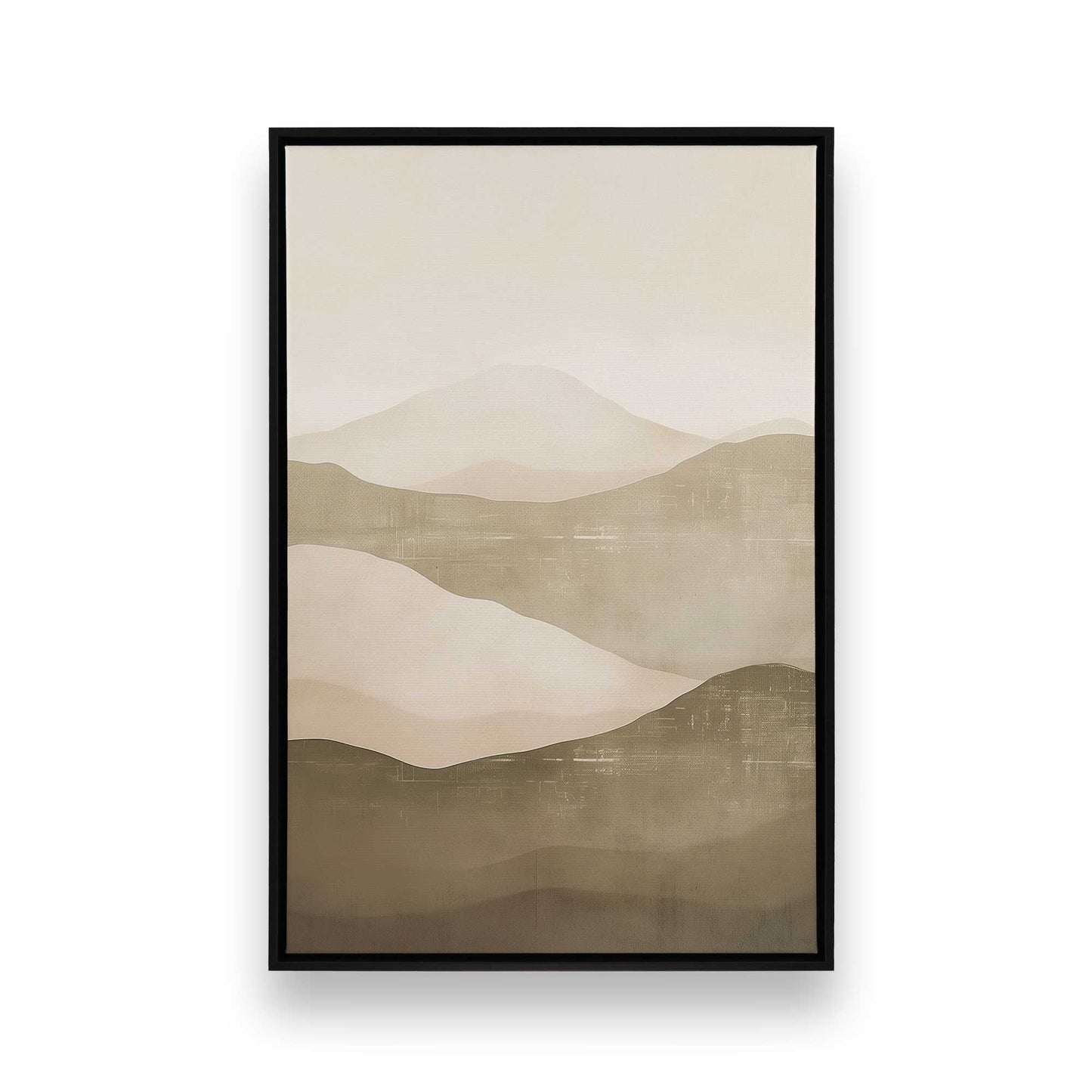 [Color:Satin Black], Picture of art in a Satin Black frame