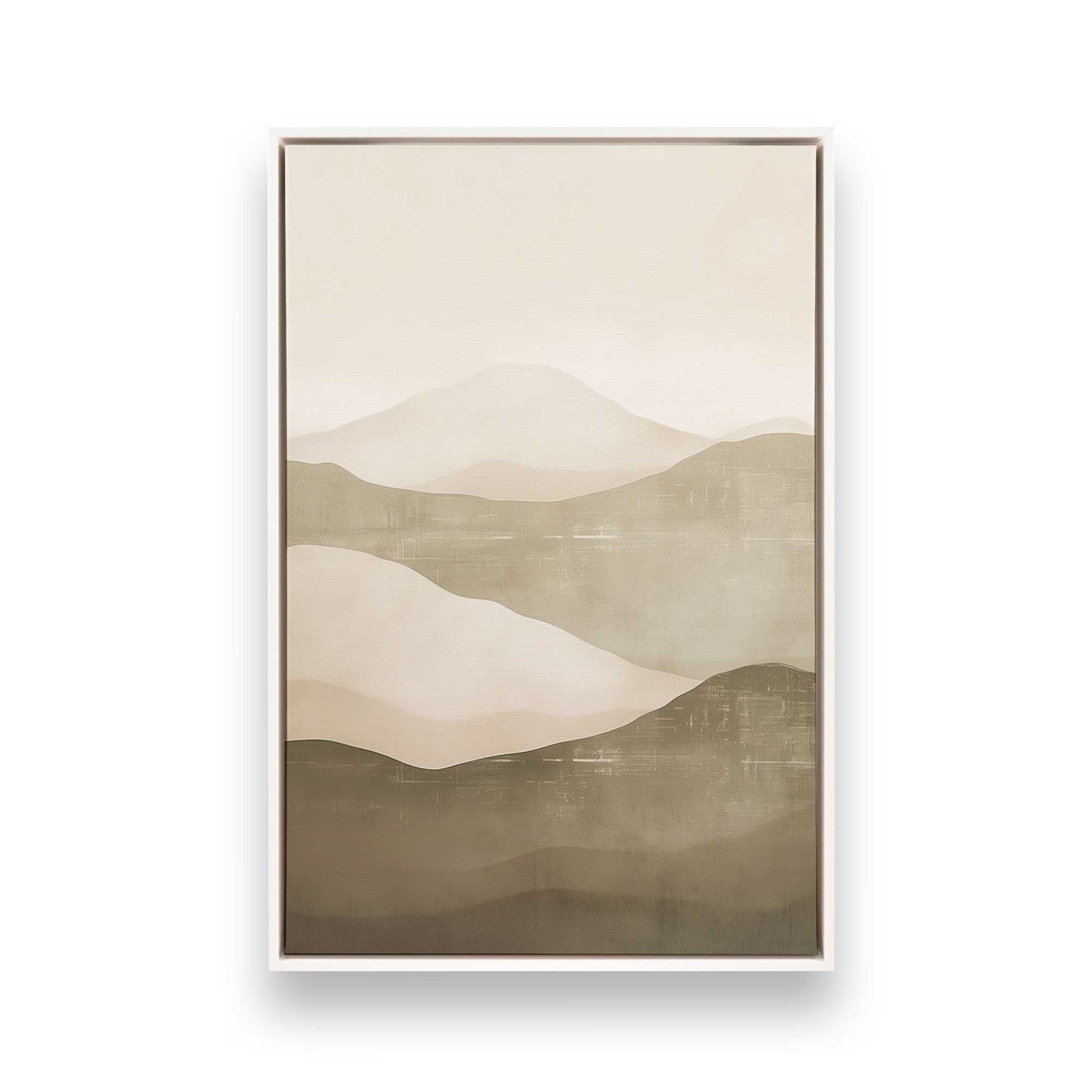 [Color:Opaque White], Picture of art in a White frame