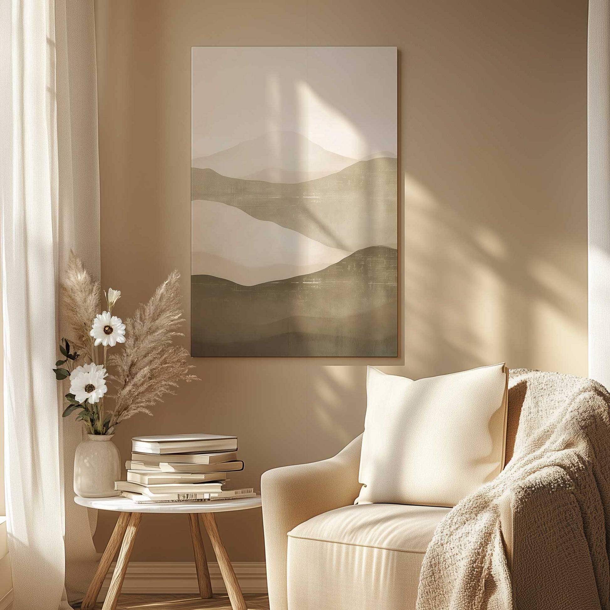 Picture of art in a room