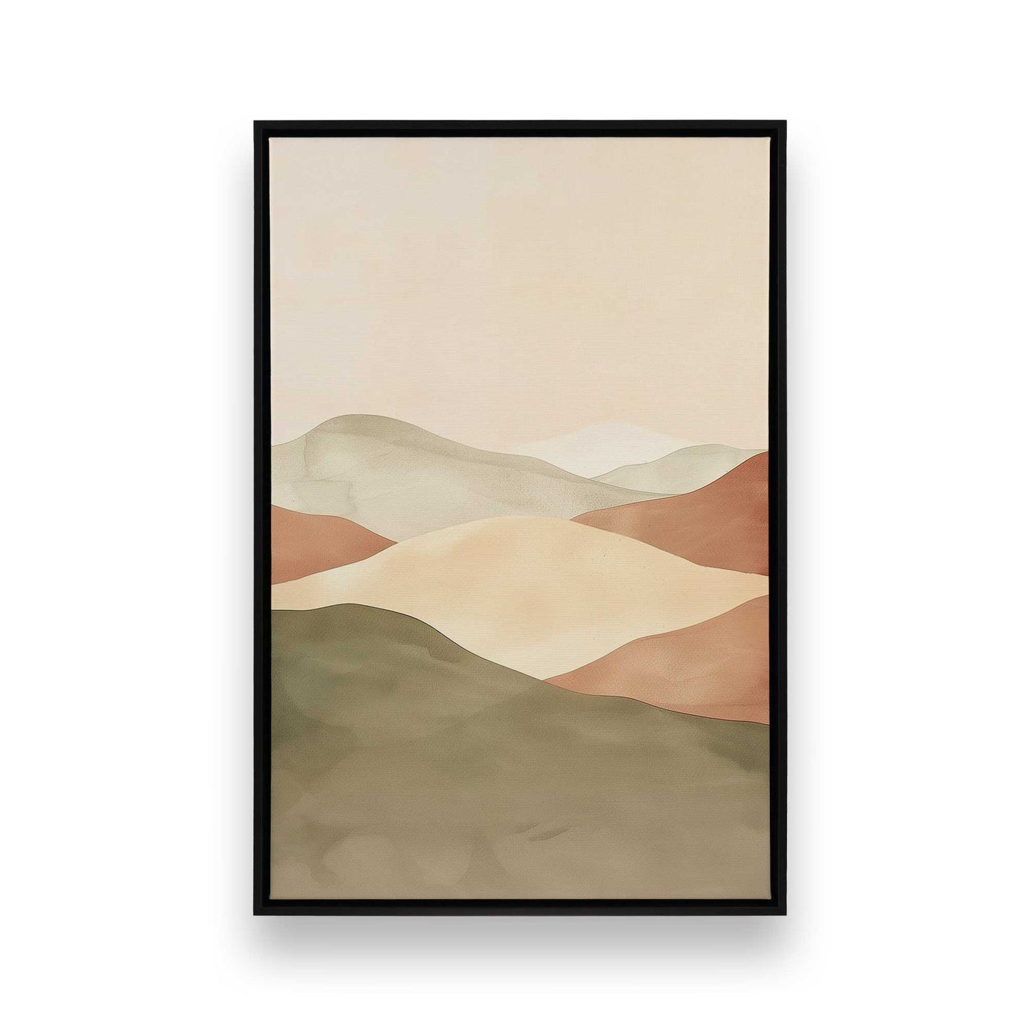 [Color:Satin Black], Picture of art in a Satin Black frame