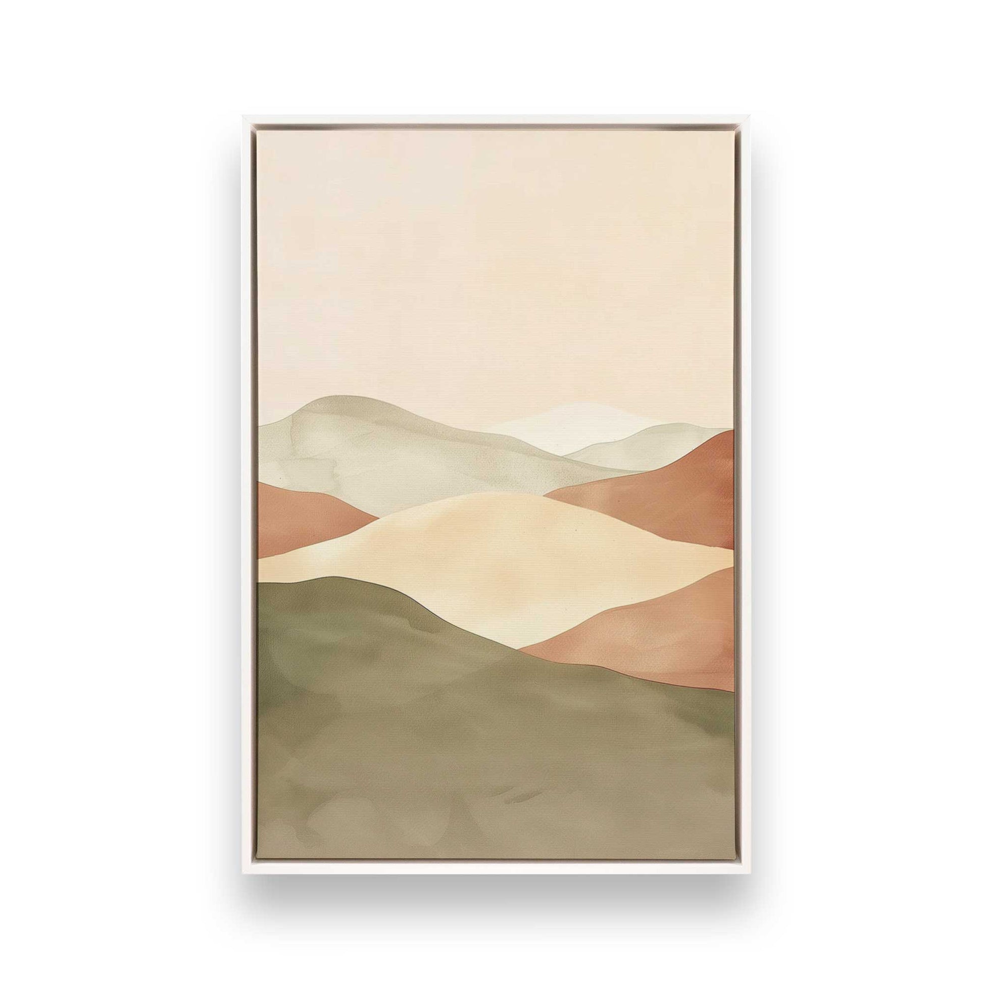 [Color:Opaque White], Picture of art in a White frame