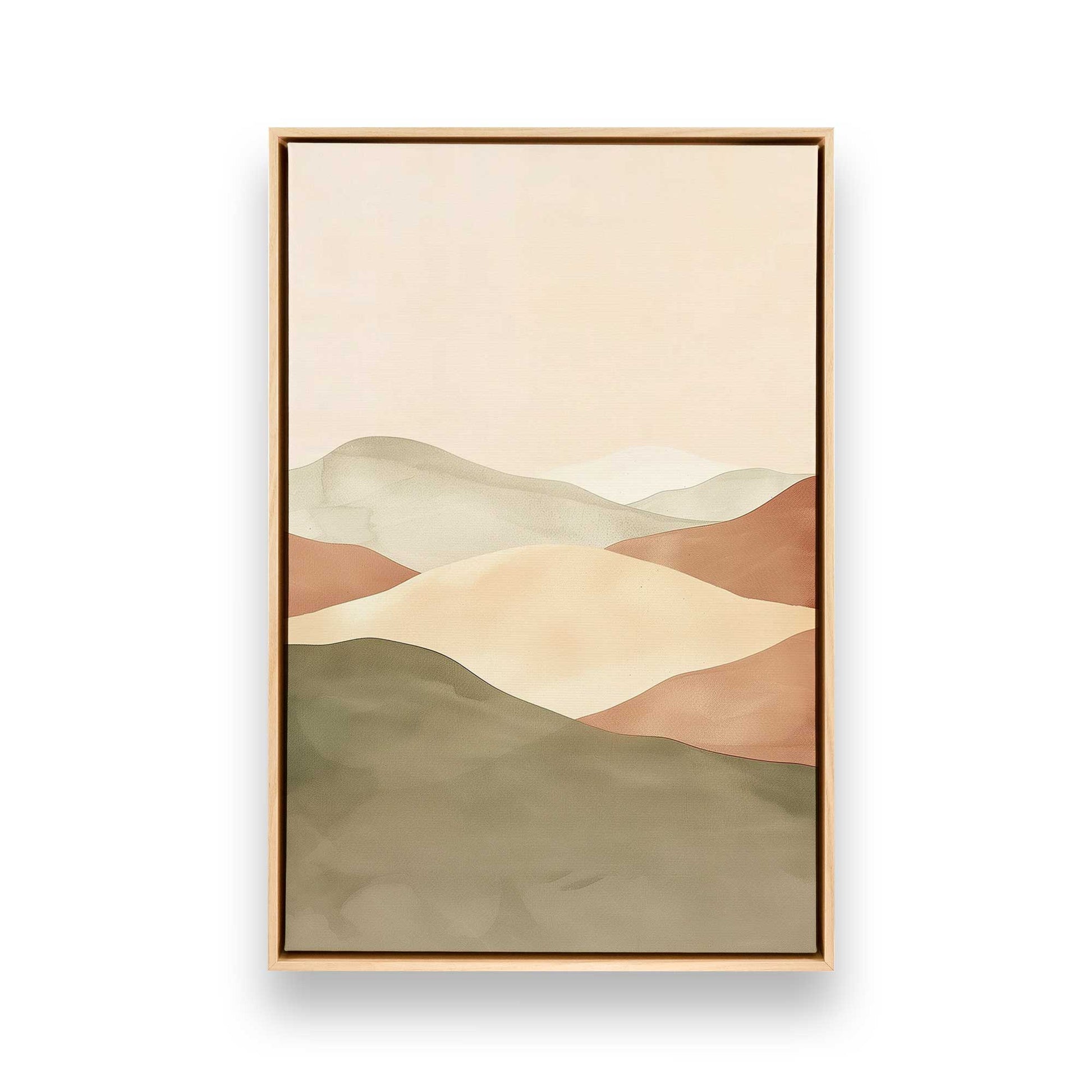 [Color:American Maple], Picture of art in a American Maple frame