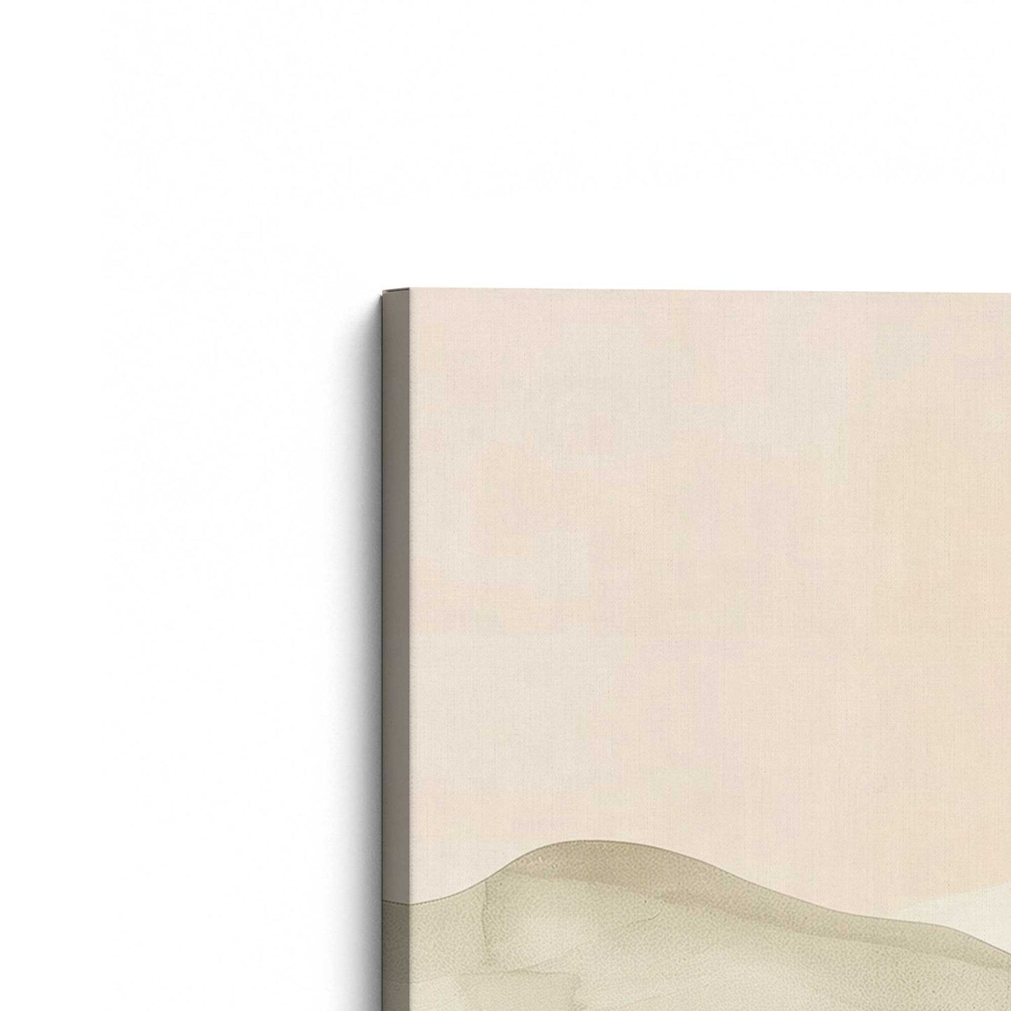 [Color:Stretched Canvas], Picture of the corner of the art