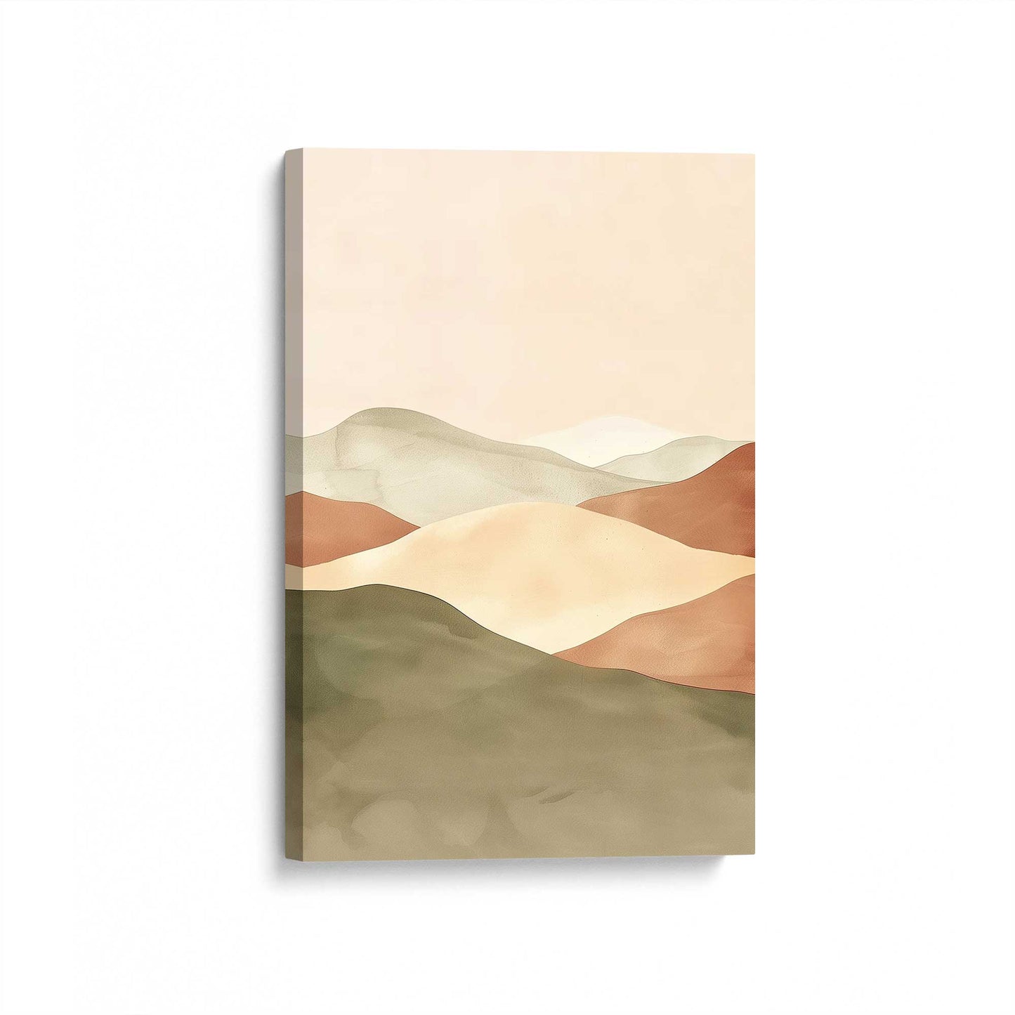 [Color:Stretched Canvas], Picture of art at an angle