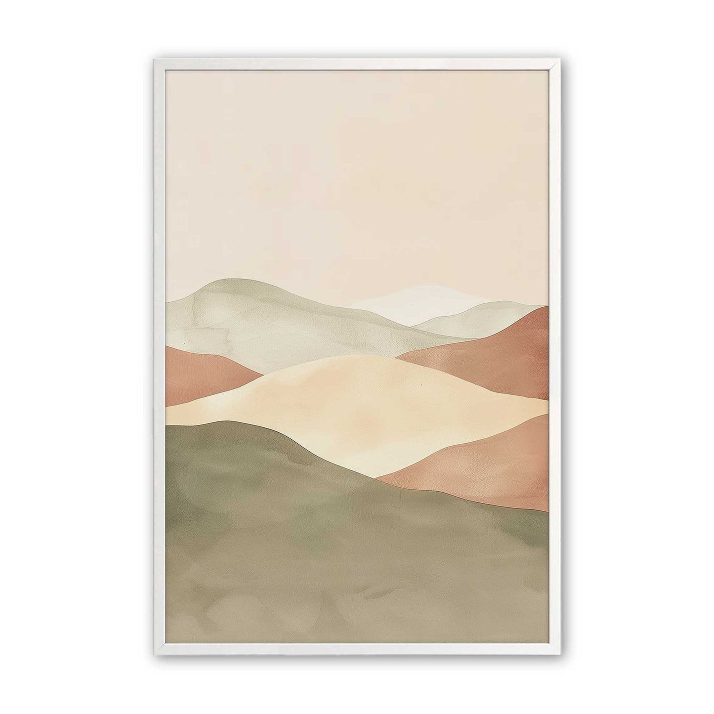 [Color:Opaque White], Picture of art in a Opaque White frame
