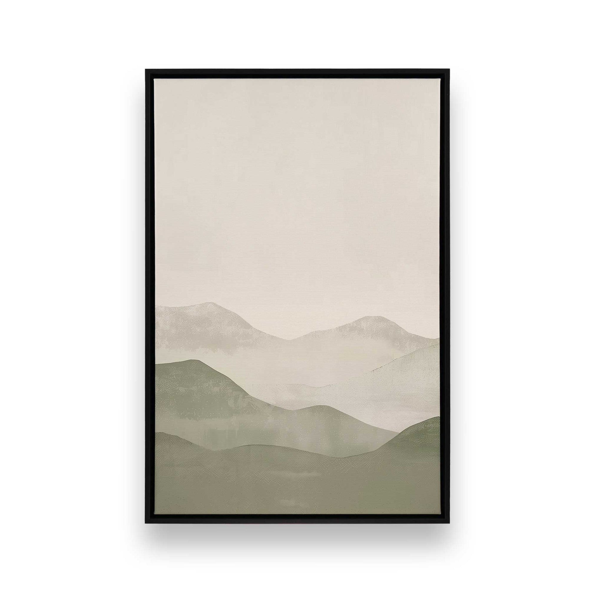 [Color:Satin Black], Picture of art in a Satin Black frame