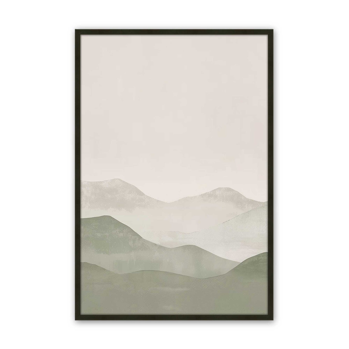 [Color:Satin Black], Picture of art in a Satin Black frame