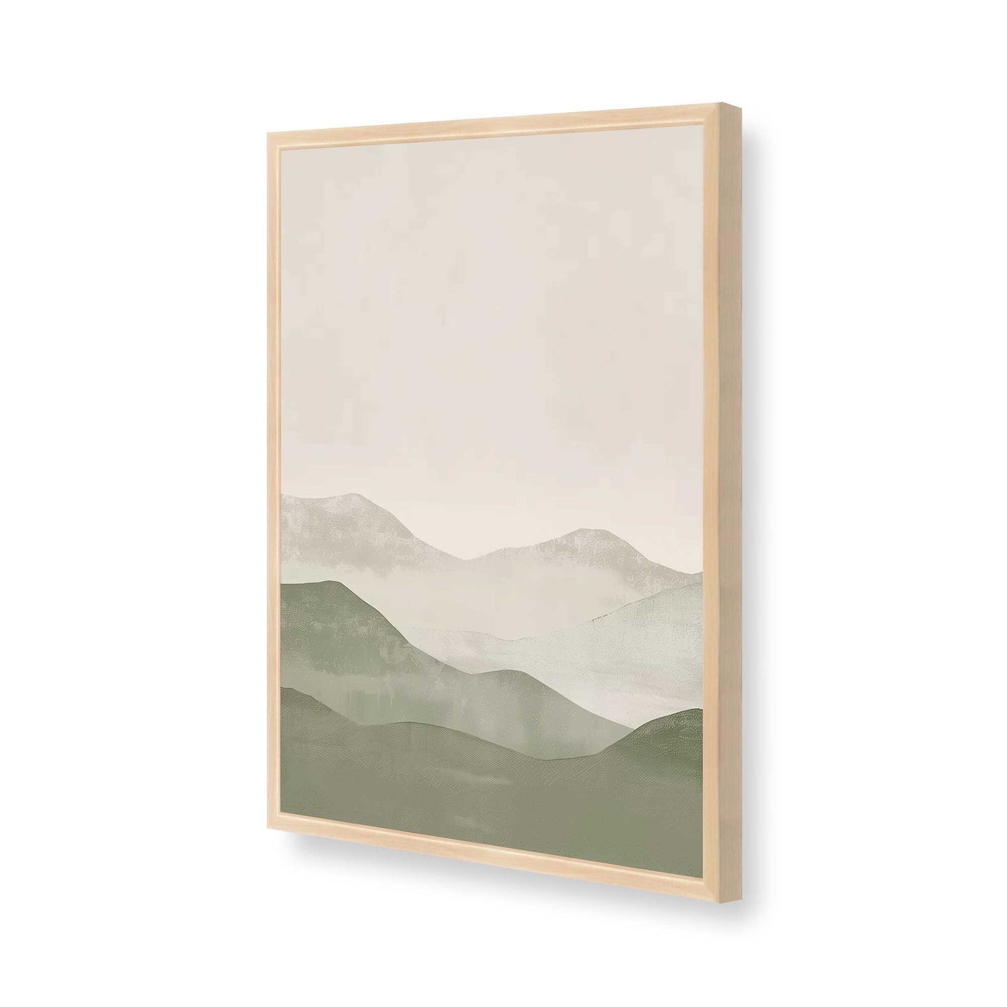 [Color:Raw Maple], Picture of art in a Raw Maple frame of the corner
