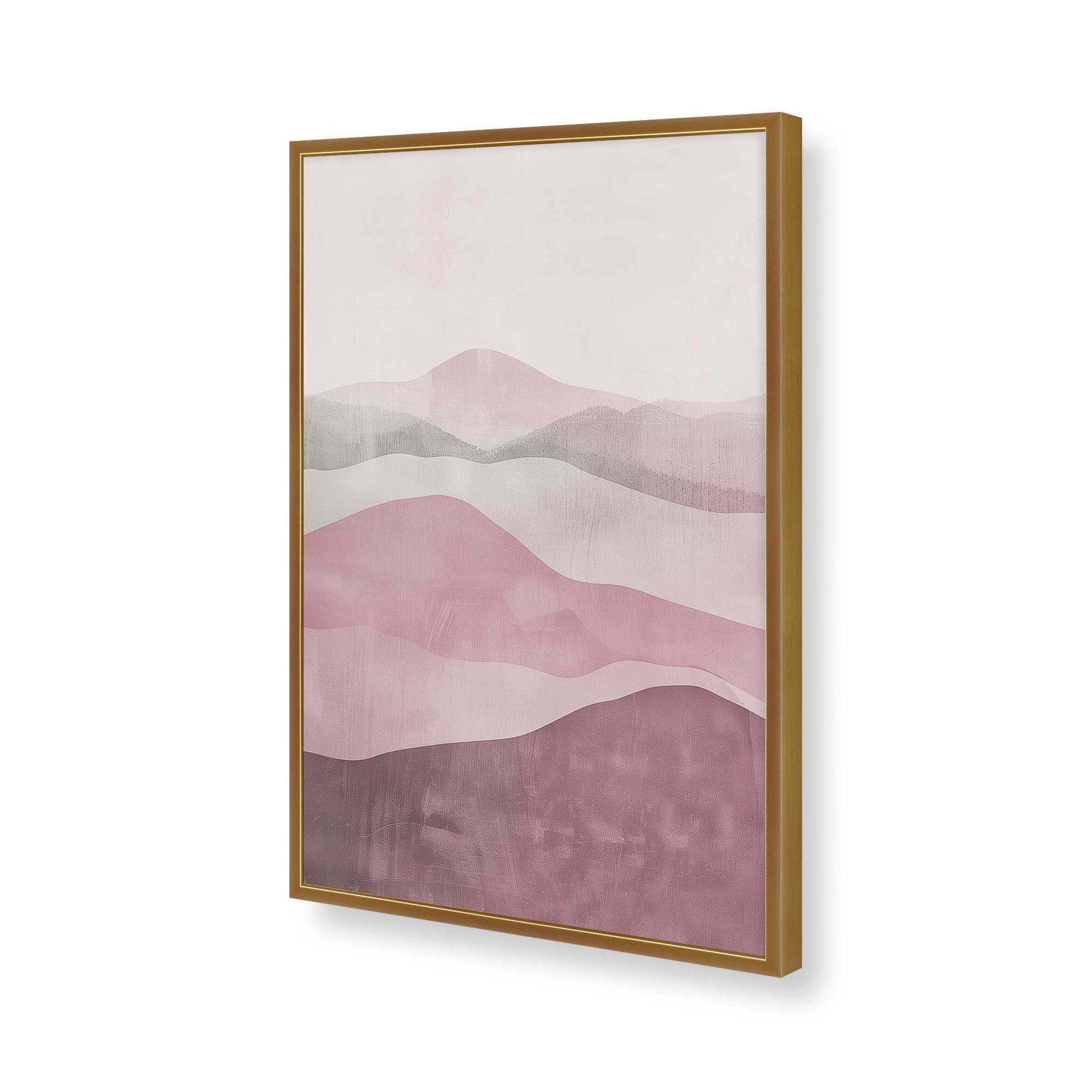 [Color:Polished Gold], Picture of art in a Polished Gold frame of the corner