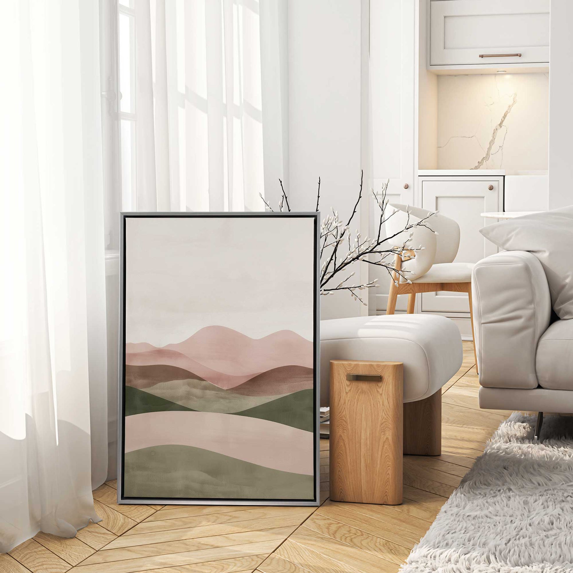 Picture of art in a room