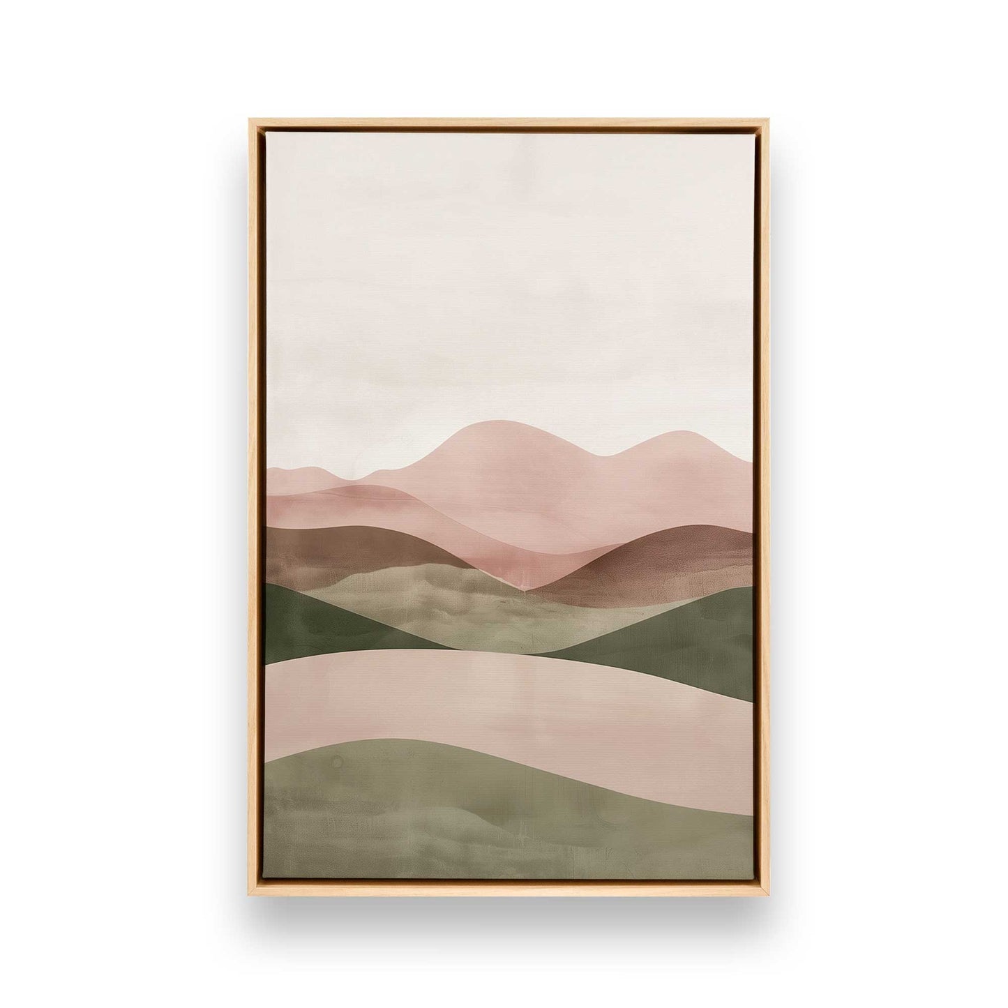 [Color:American Maple], Picture of art in a American Maple frame