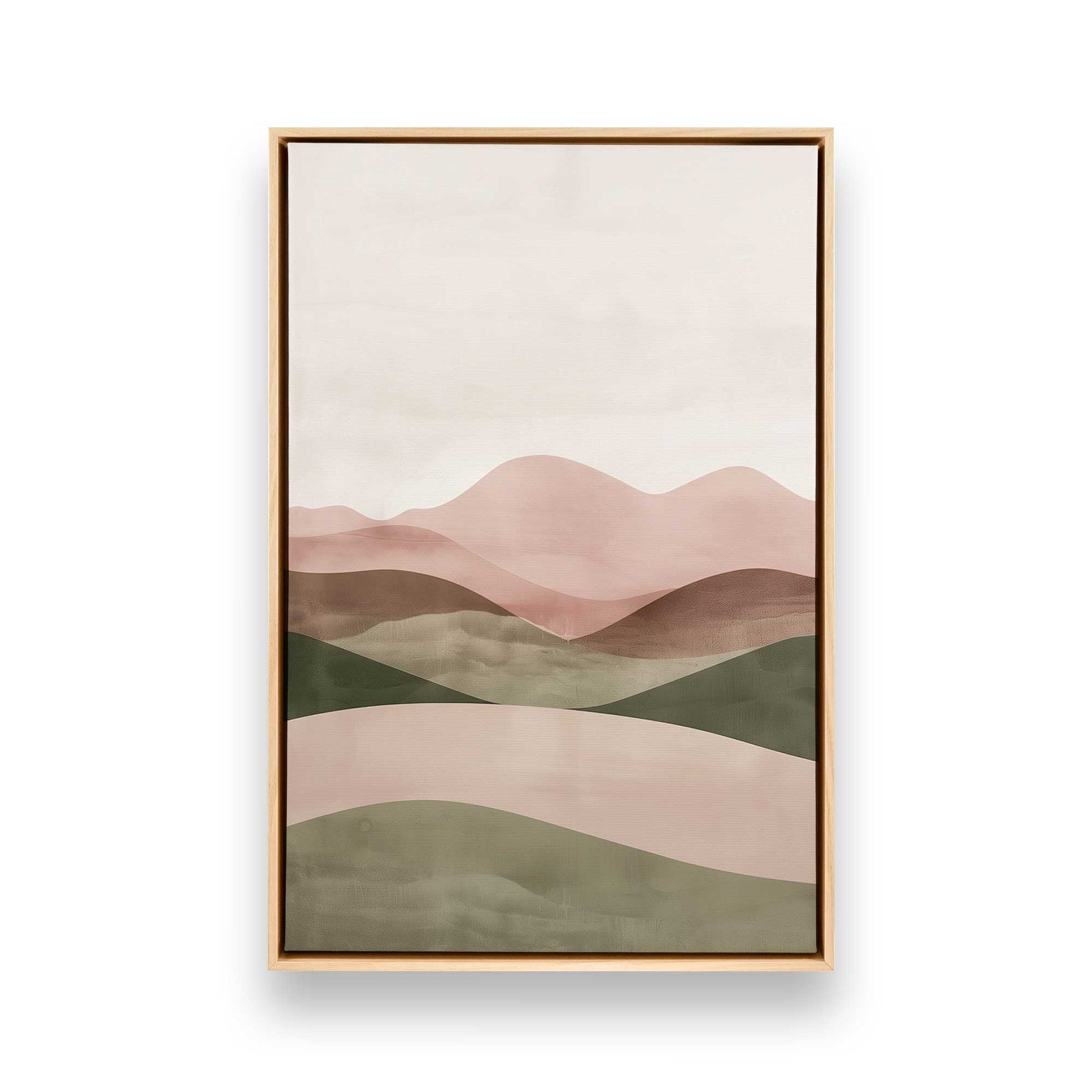 [Color:American Maple], Picture of art in a American Maple frame