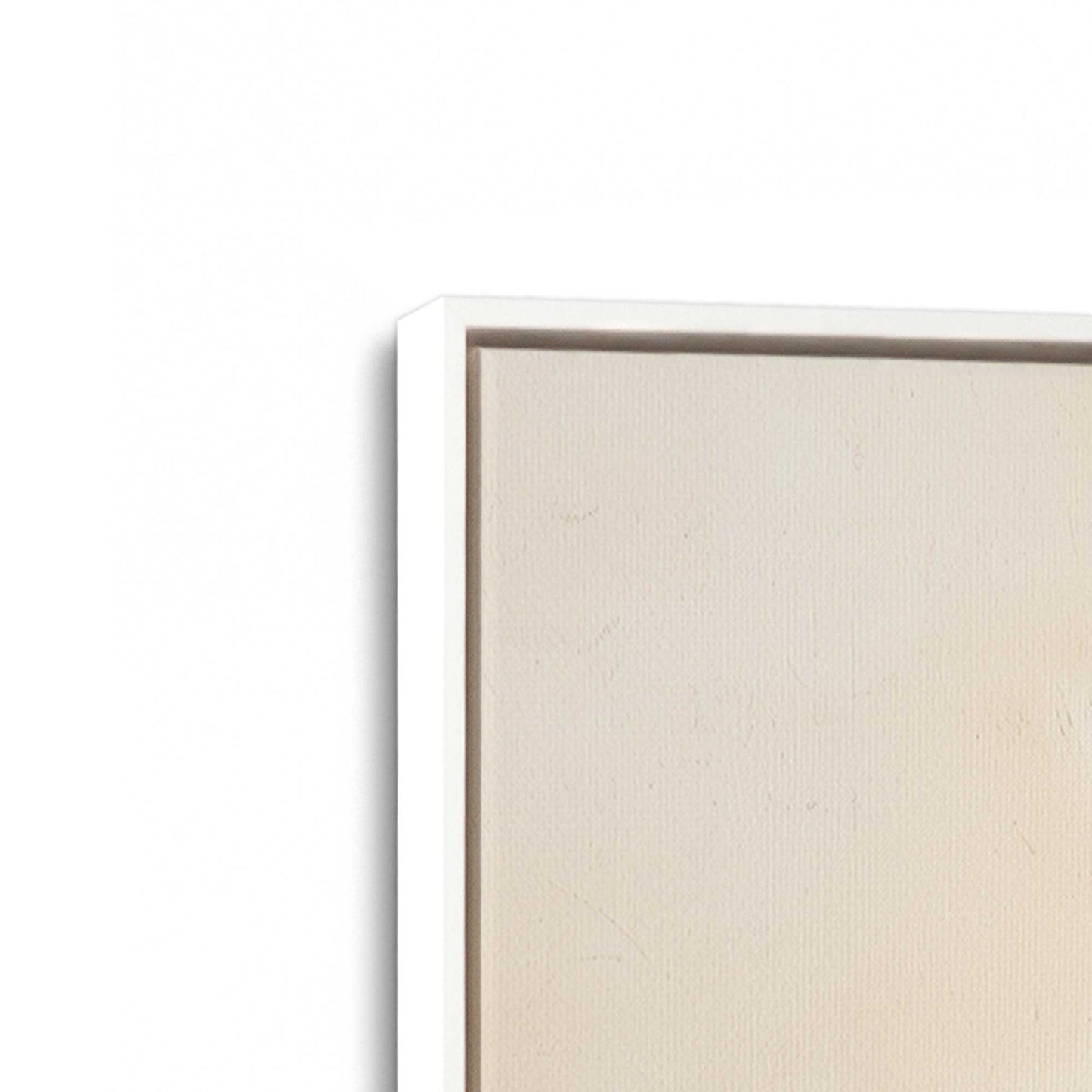 [Color:Opaque White], Picture of art in a White frame at an angle