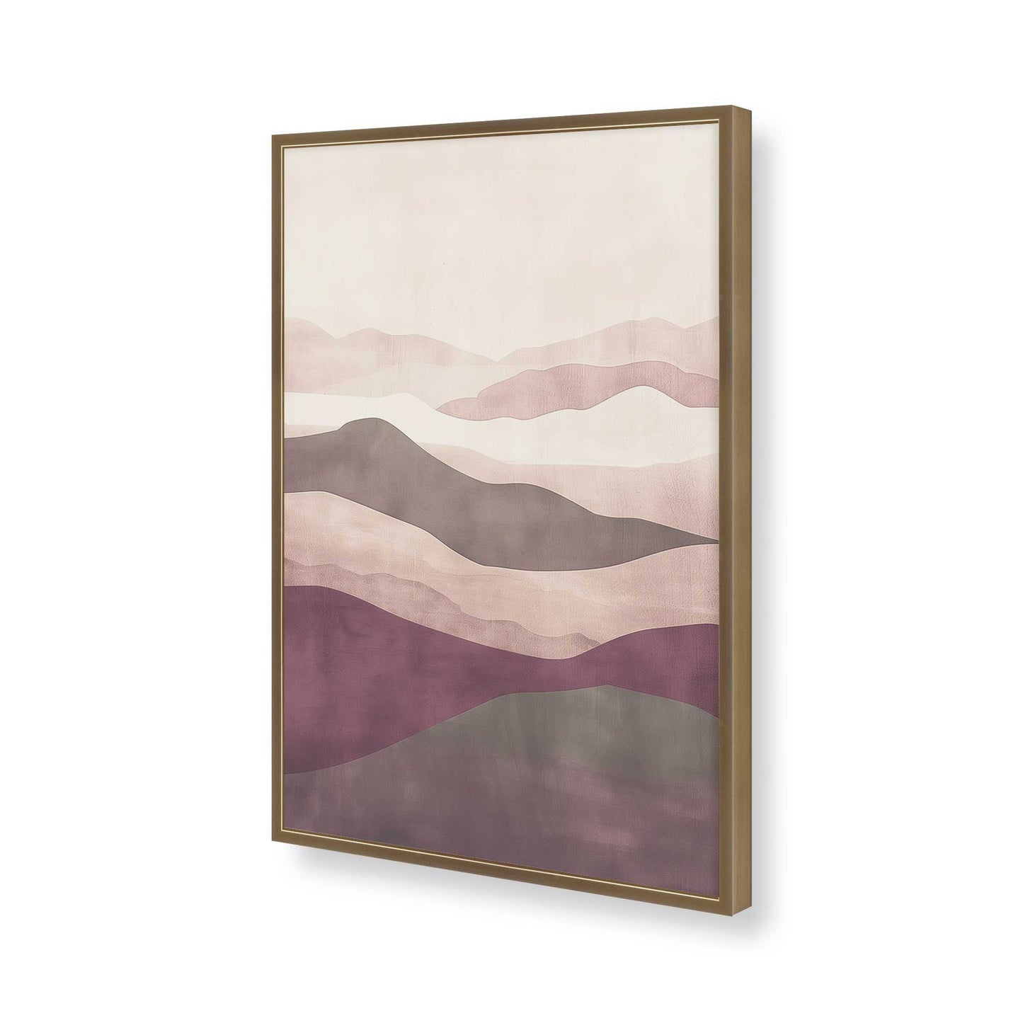 [Color:Brushed Gold], Picture of art in a Brushed Gold frame of the corner