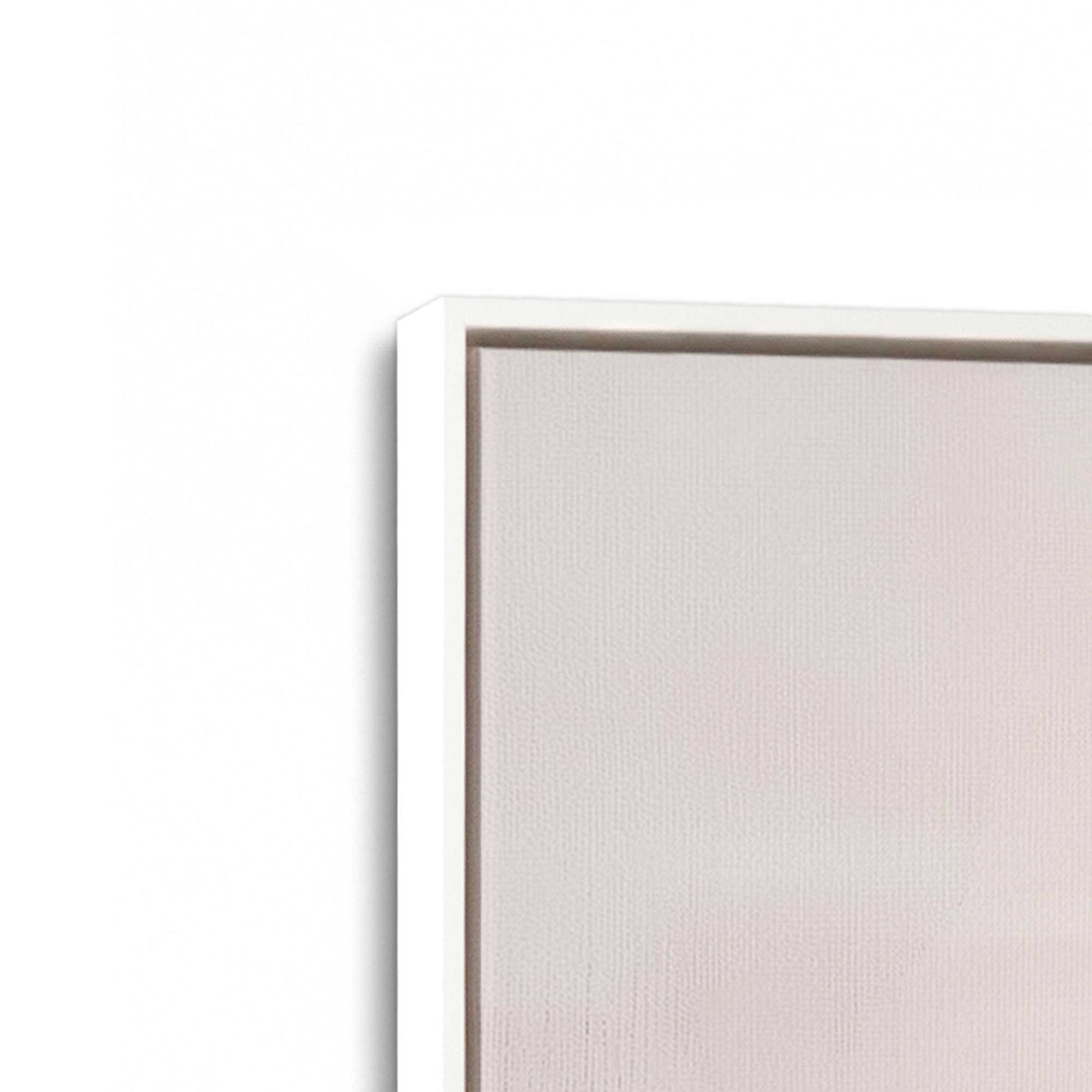 [Color:Opaque White], Picture of art in a White frame at an angle