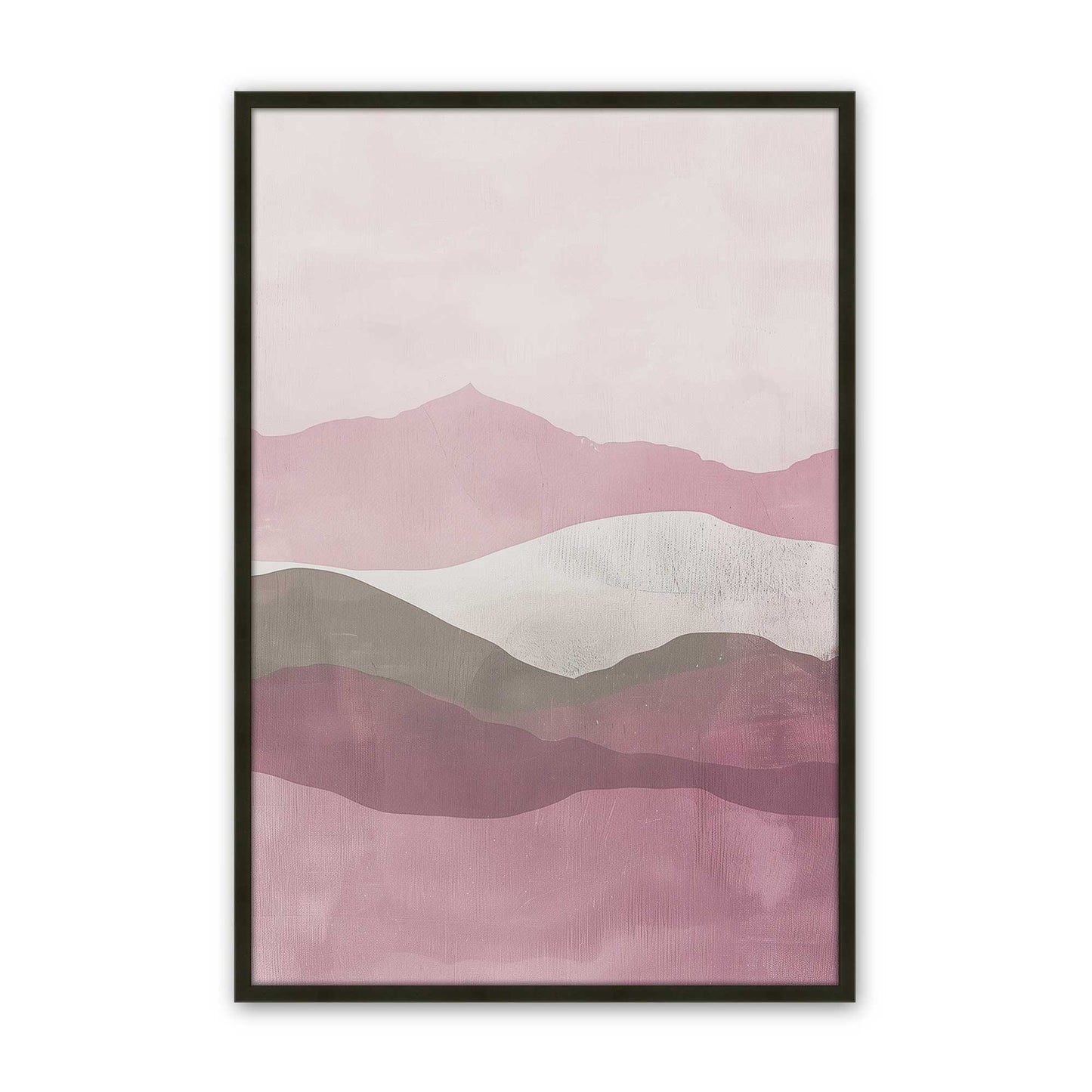 [Color:Satin Black], Picture of art in a Satin Black frame