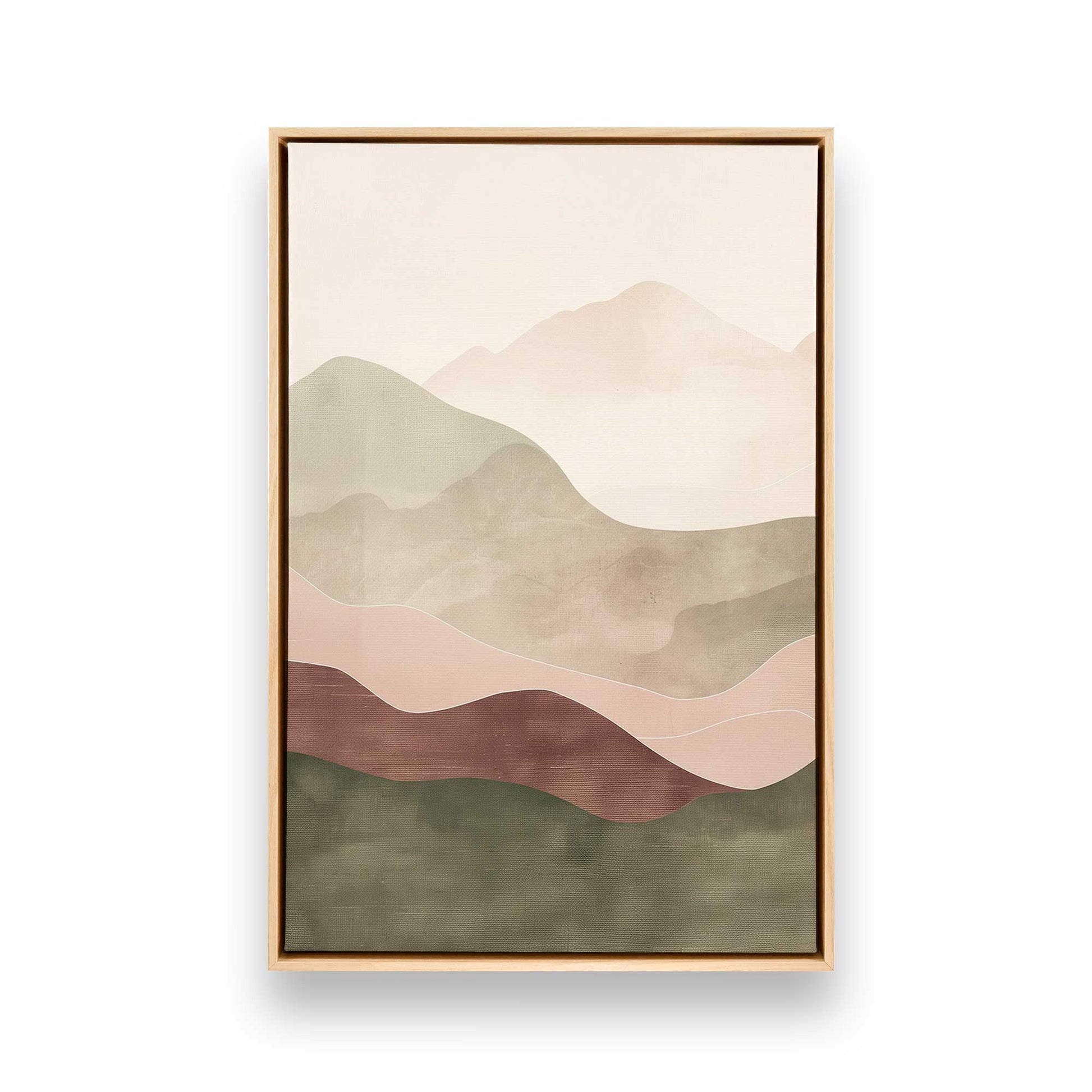 [Color:American Maple], Picture of art in a American Maple frame