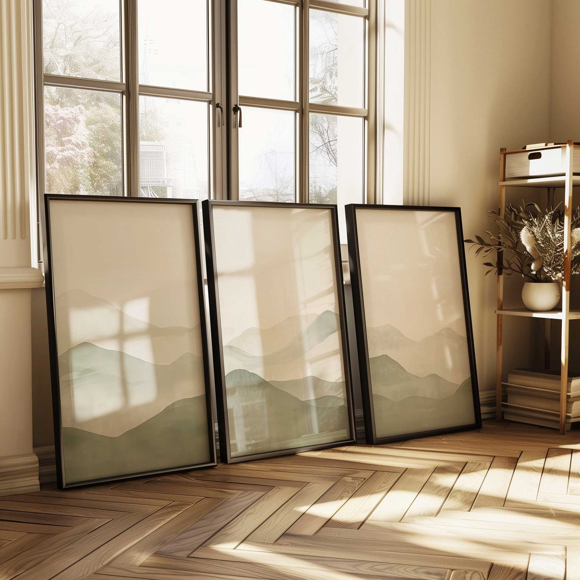 [Color:Brushed Gold], Picture of art in a Brushed Gold frame