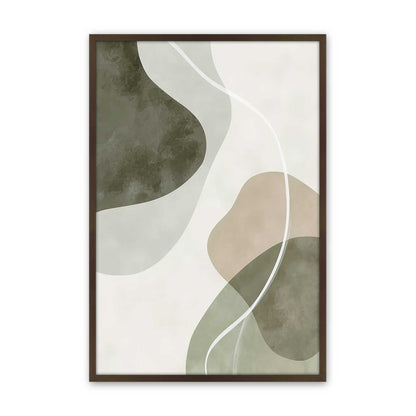 [Color:Brown], Picture of art in a Brown frame