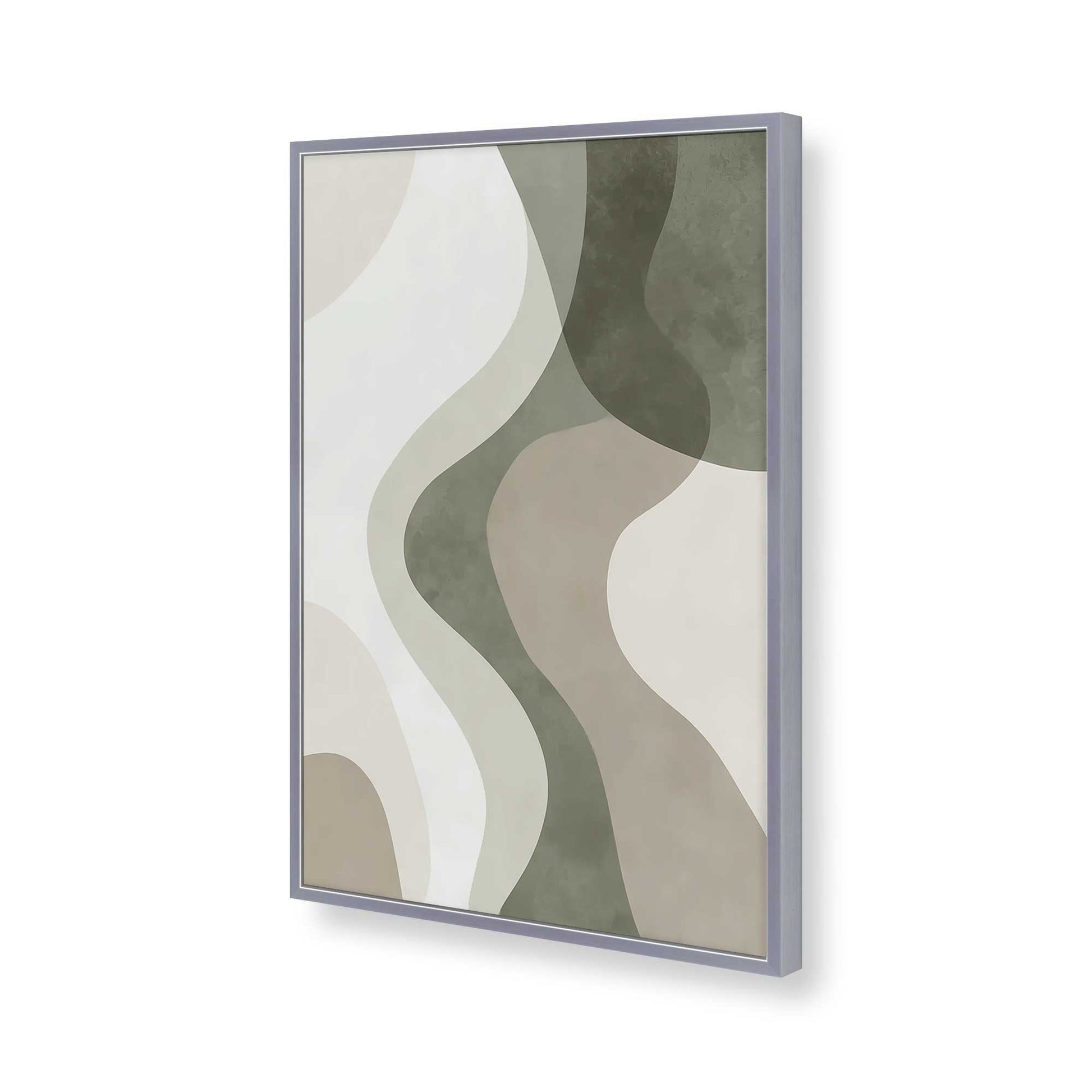 [Color:Polished Chrome], Picture of art in a Polished Chrome frame of the corner