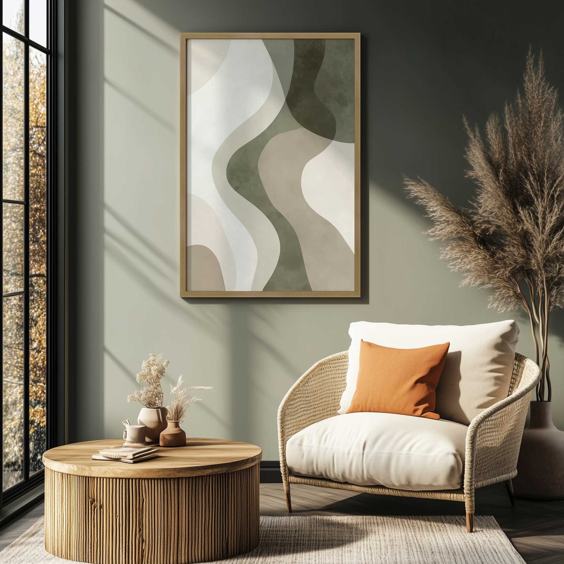 Picture of art in a room