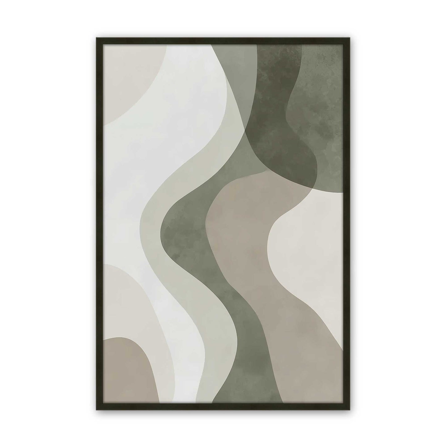 [Color:Satin Black], Picture of art in a Satin Black frame