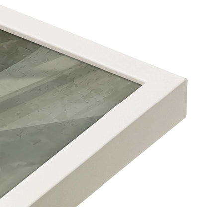[Color:Opaque White], Picture of art in a Opaque White frame at an angle