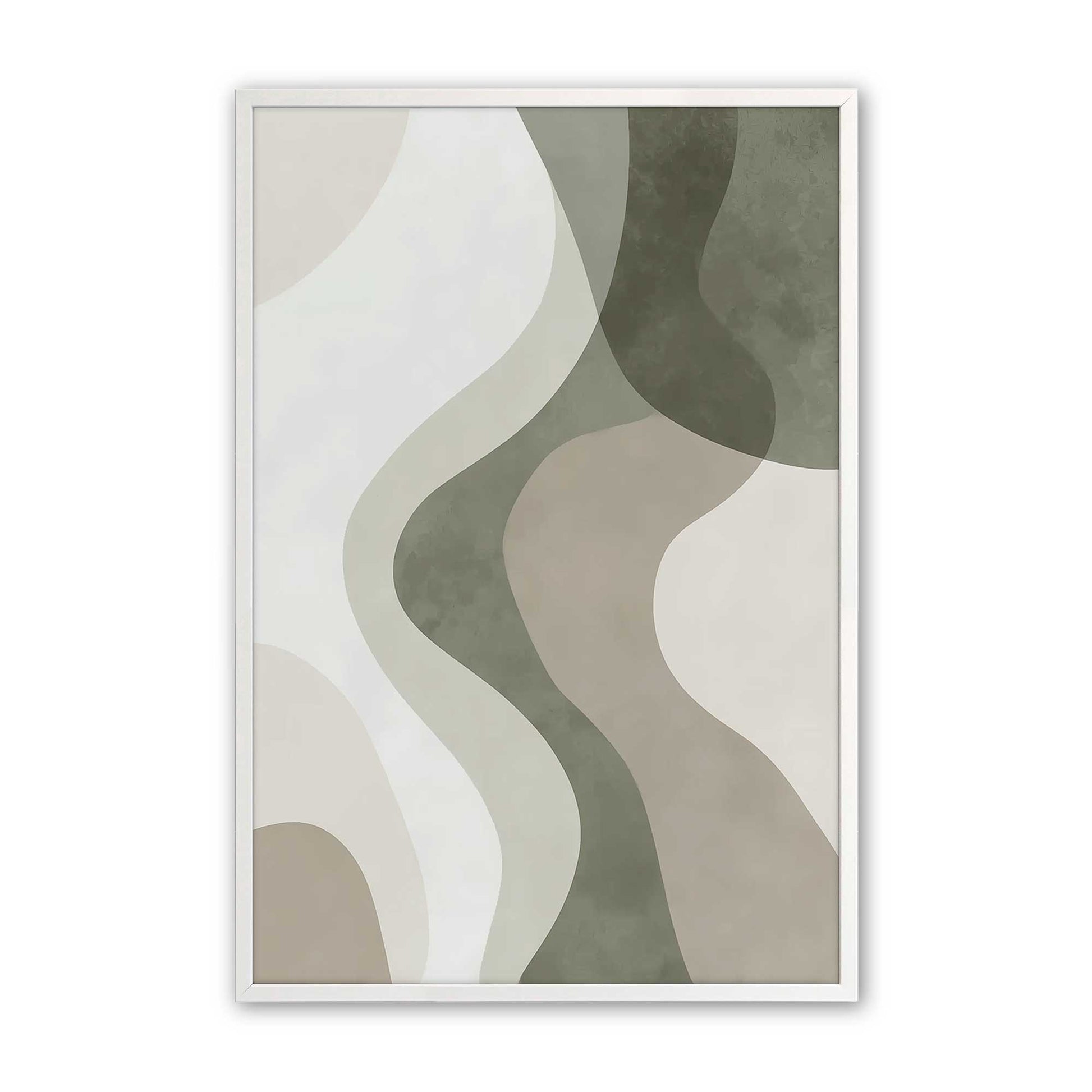 [Color:Opaque White], Picture of art in a Opaque White frame