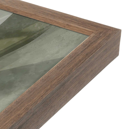 [Color:Walnut], Picture of art in a Walnut frame at an angle