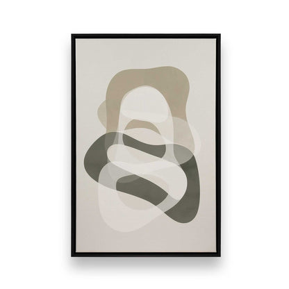 [Color:Satin Black], Picture of art in a Satin Black frame