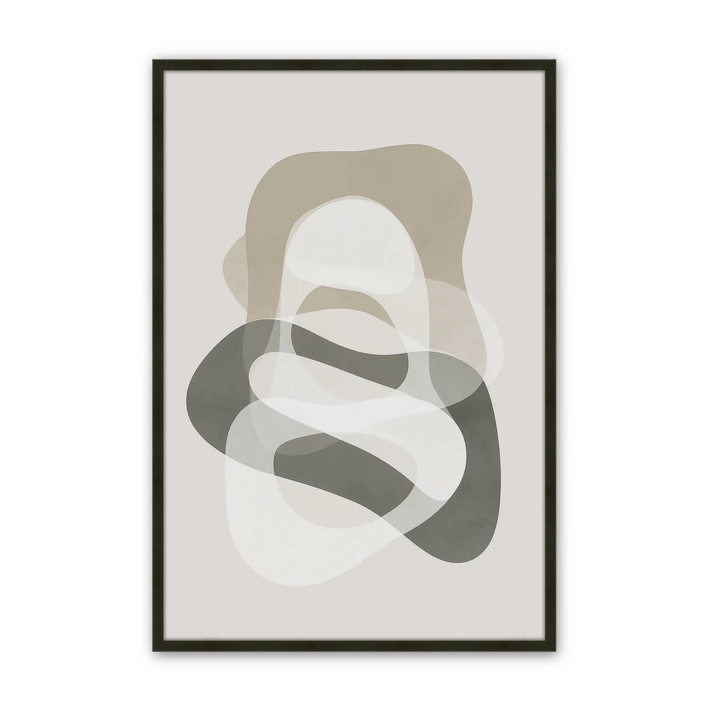 [Color:Satin Black], Picture of art in a Satin Black frame