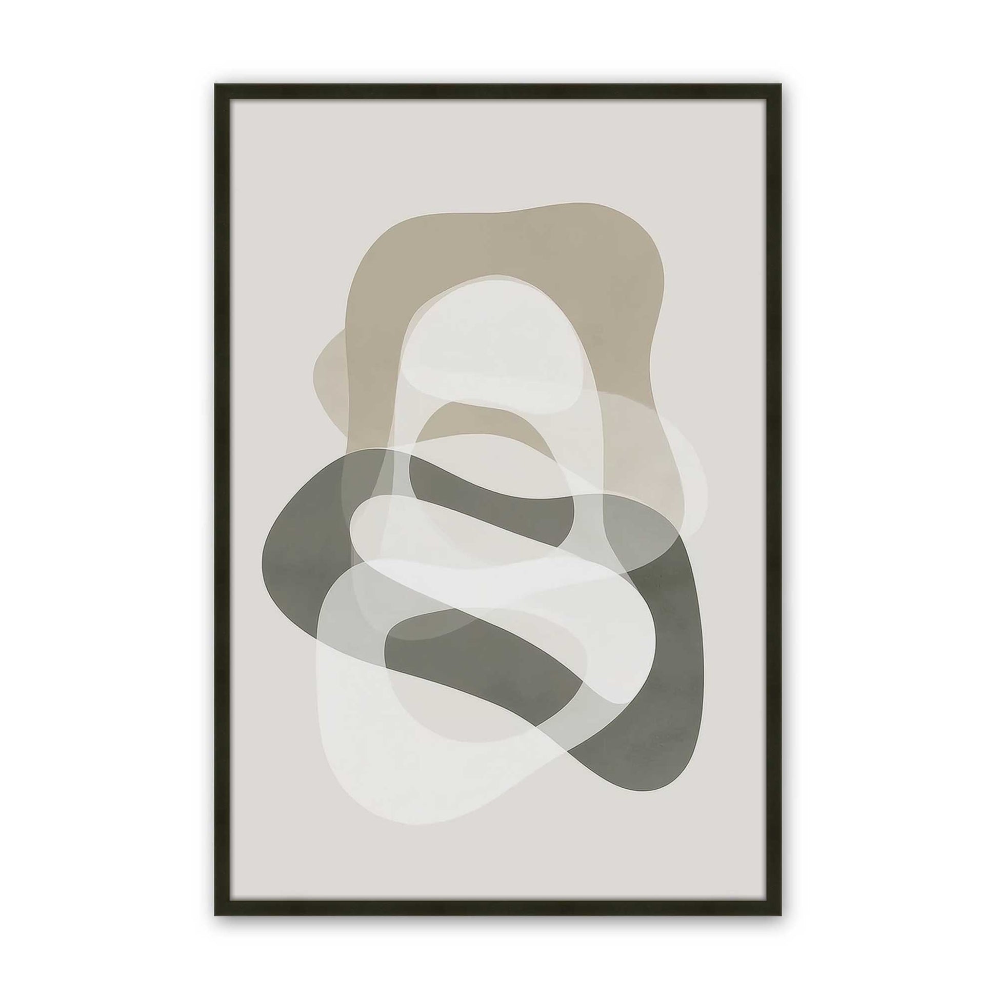 [Color:Satin Black], Picture of art in a Satin Black frame