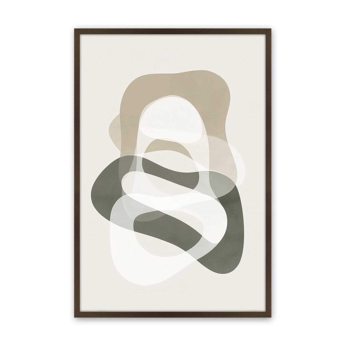 [Color:Brown], Picture of art in a Brown frame