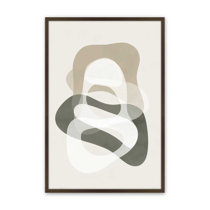 [Color:Brown], Picture of art in a Brown frame
