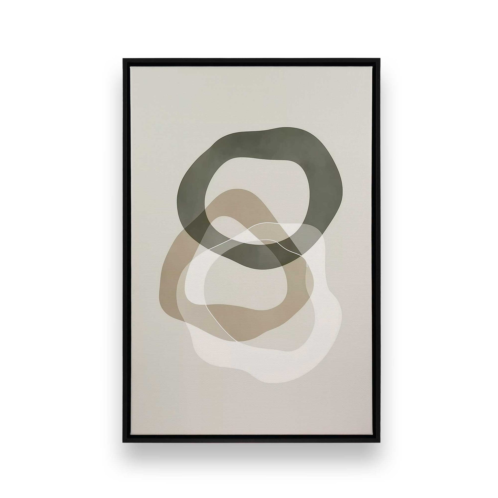 [Color:Satin Black], Picture of art in a Satin Black frame