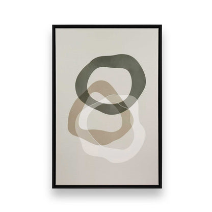 [Color:Satin Black], Picture of art in a Satin Black frame