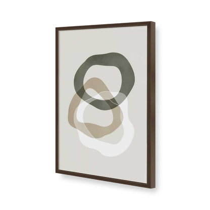 [Color:Brown], Picture of art in a Brown frame of the corner