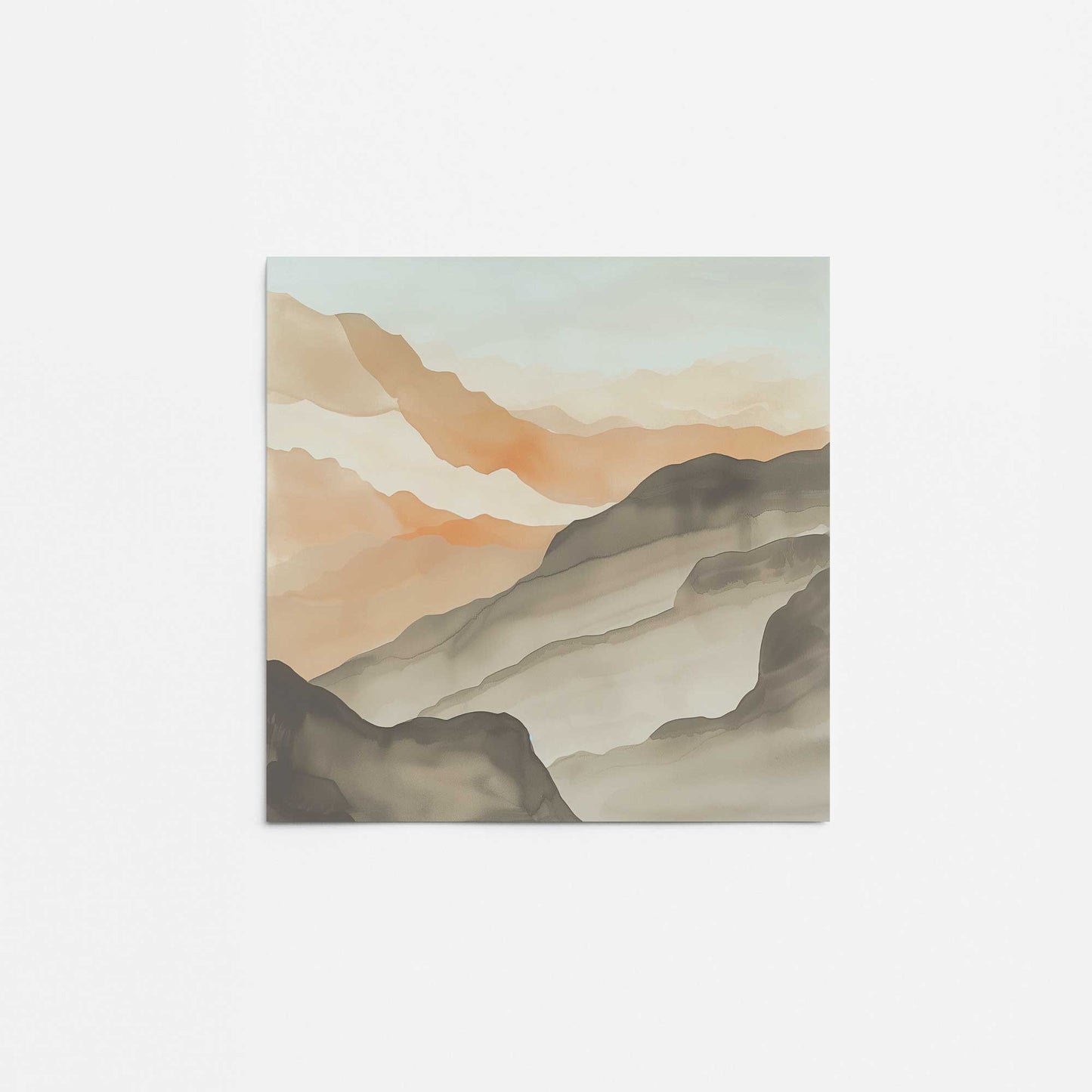Amber Horizons I Promotional Rolled Print